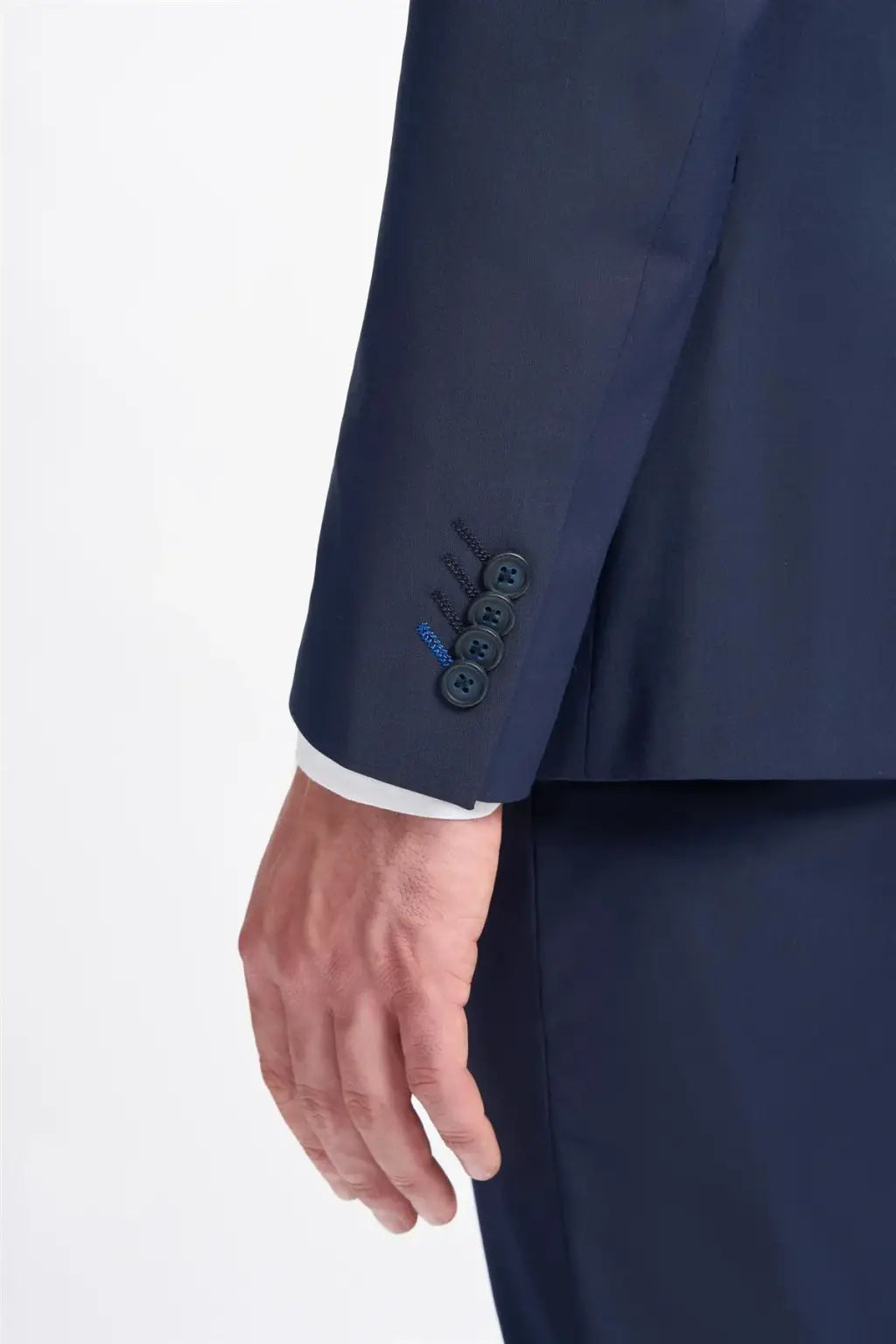 Cavani Bond Navy Blue Double Breasted Blazer for Men - Premium Formal Business Suit Jacket | Perfect for Office, Weddings & Special Occasions