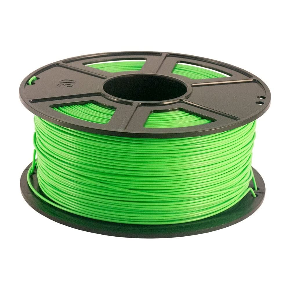 Premium 3D Printer Filament PLA 1.75mm - Glow in The Dark Filament 1KG (2.2 LBS) Spool - Apple Green Glow Green - Perfect for DIY Projects, Cosplay Props & Creative Nighttime Decorations