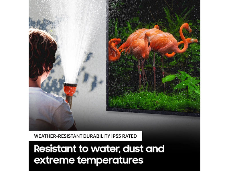 Samsung Class The Terrace QLED 4K Smart Outdoor TV - Weatherproof Design for Patio, Backyard & Poolside Entertainment