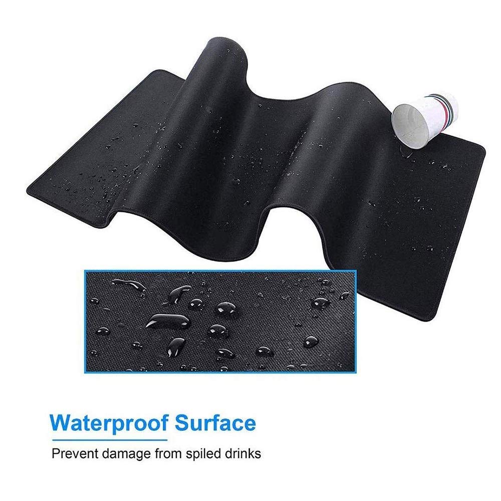 Cute Pet Large Non-Slip Desk Pad - 800x300x3mm Computer Mouse Pad & Keyboard Mat for Office, Gaming, and Notebook Use - Soft Padded Surface for Comfort and Precision