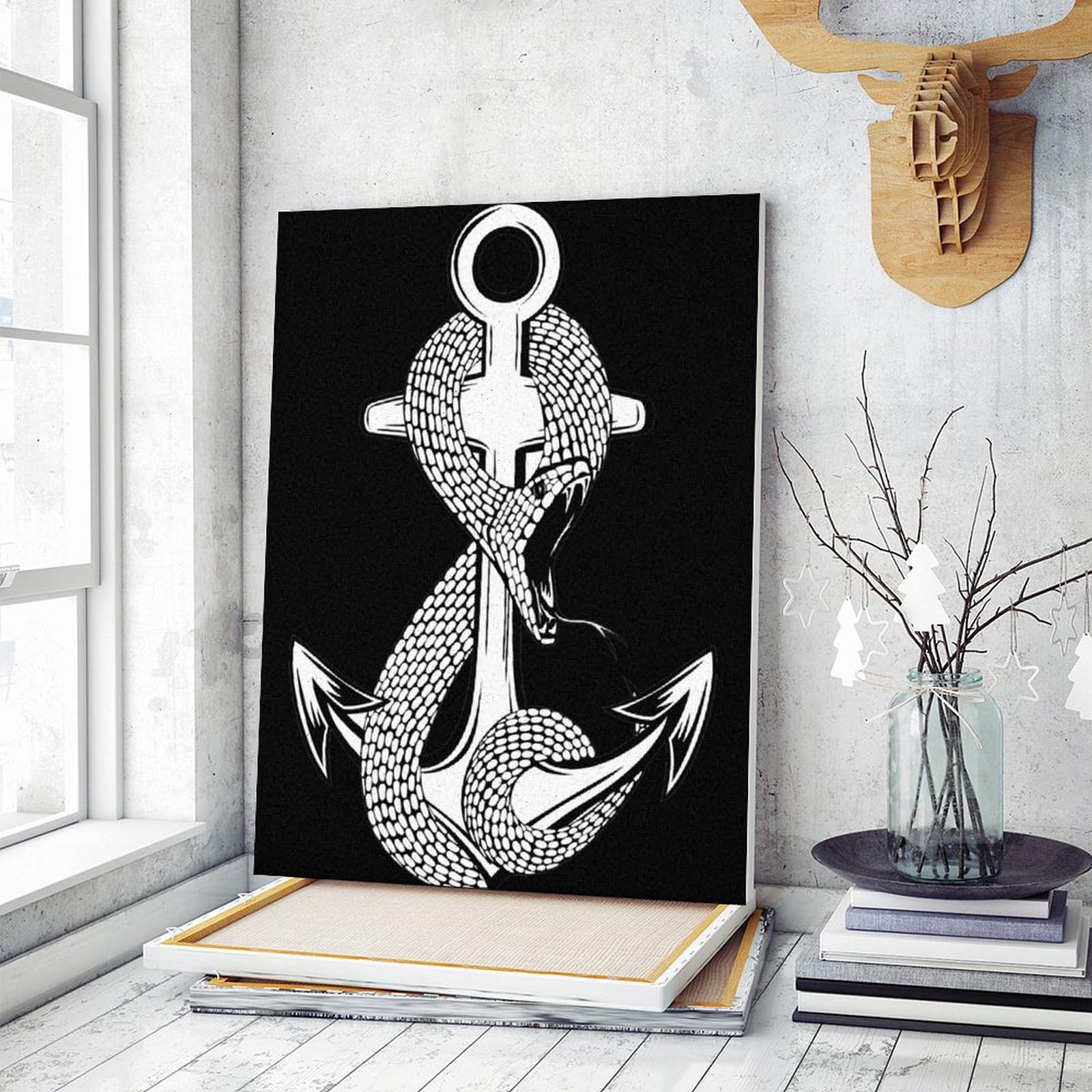 Custom Personalized Grapne & Snake Paint by Number Kit for Adults - Digital Oil Painting with Frame - Creative DIY Art Gift for Home Decor, Relaxation & Stress Relief