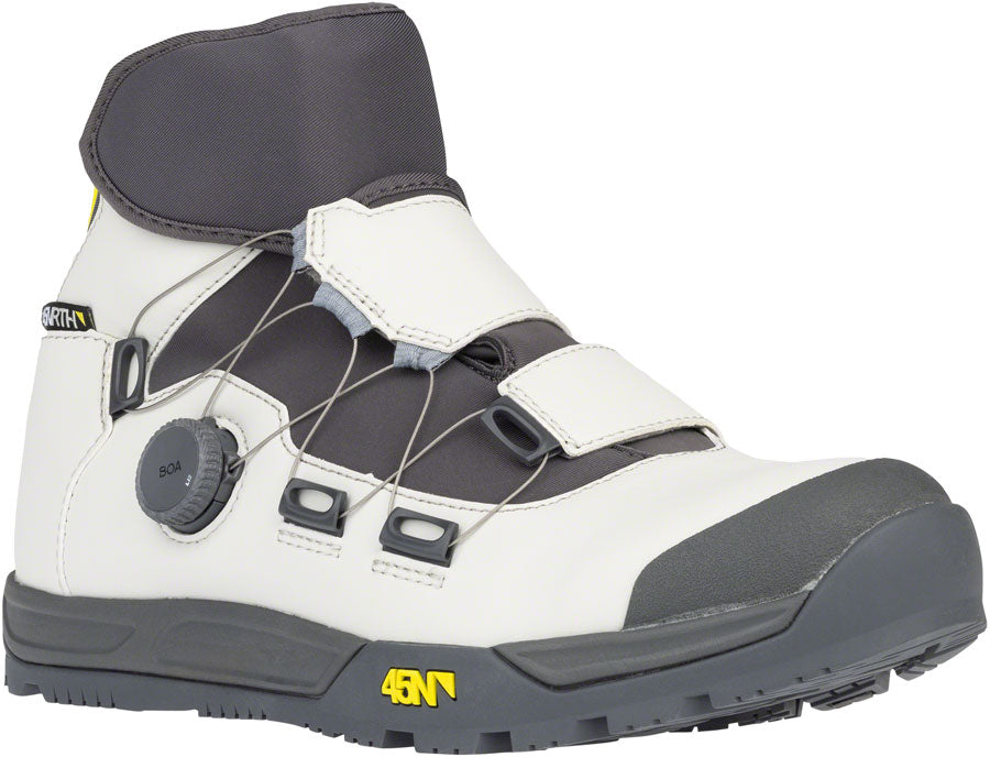 45NRTH Ragnarok BOA Cycling Boots - Waterproof Winter Bike Shoes for Men, Grey, Size 45 - Ideal for Cold Weather Commuting & Mountain Biking