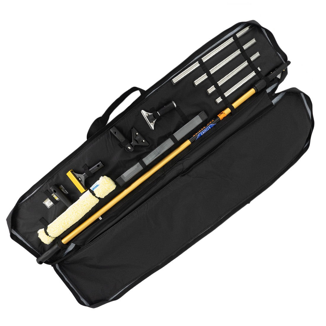 Ettore Professional Window Cleaning Kit with Squeegee, Scrubber & Case - Streak-Free Glass Cleaning for Home, Office & Car Windows