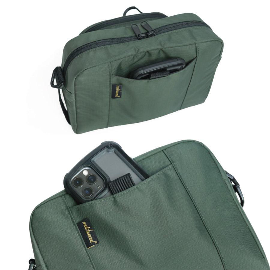 MATCHWOOD Brave Pouch - Premium Olive Green Crossbody Bag for Women | Trendy & Durable Everyday Purse | Perfect for Work, Travel & Casual Outings