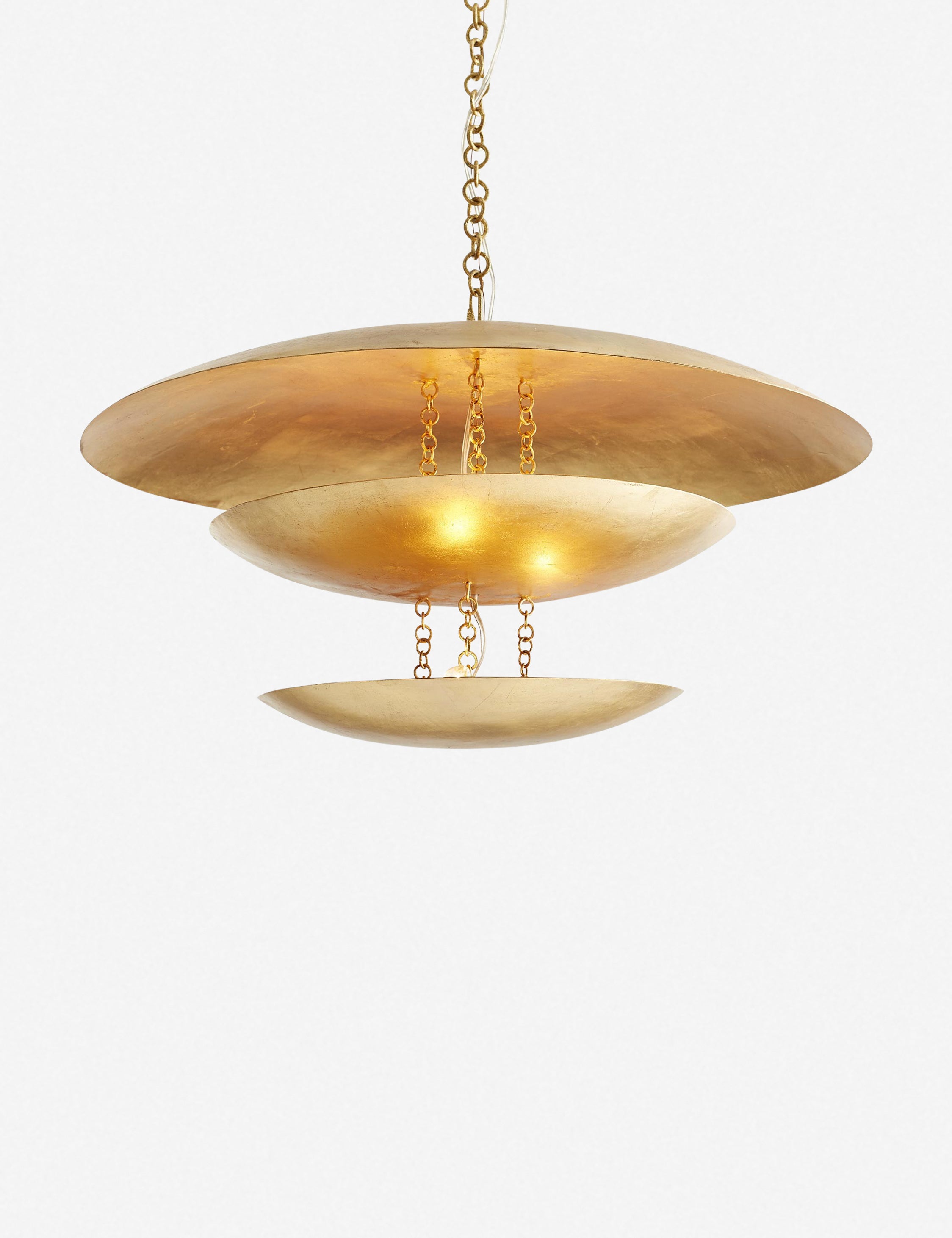 Arteriors Florko Crystal Chandelier - Elegant Modern Ceiling Light Fixture for Dining Room, Bedroom & Living Room Decor