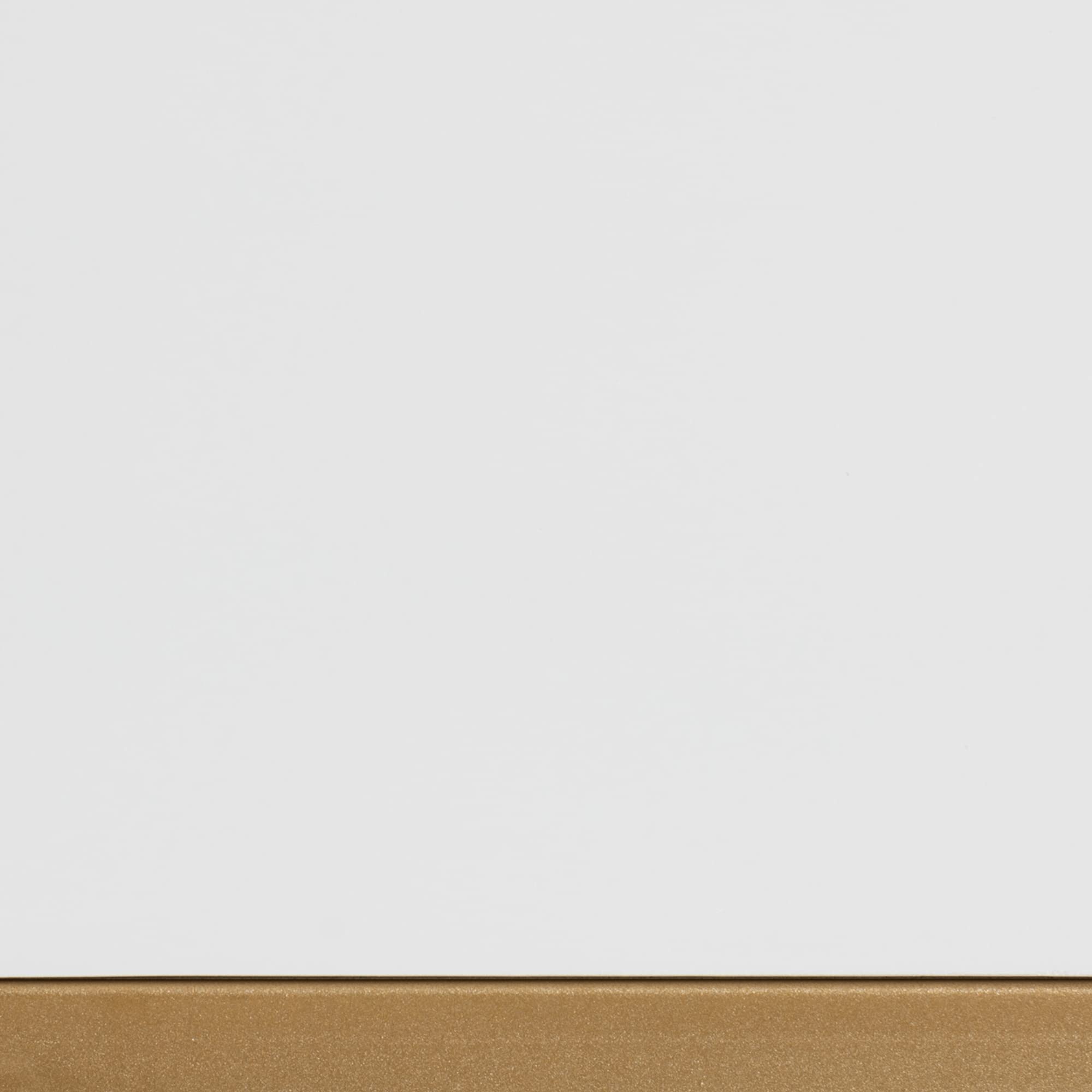 Baxton Studio Beagan Modern Console Table - White & Gold Finish for Entryway, Living Room, or Hallway Decor