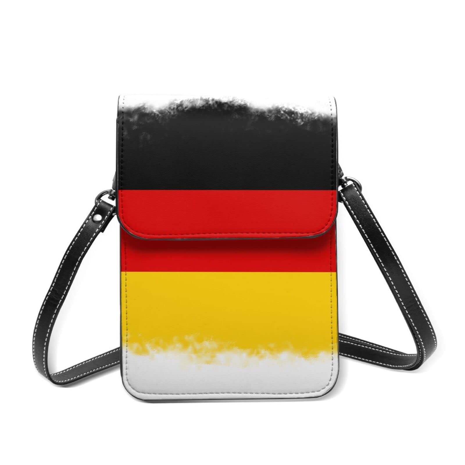 Germany Flag Crossbody Phone Bag - Cute Mini Purse with Adjustable Shoulder Strap, Wallet & Passport Holder for Women | Lightweight Travel Handbag for Shopping, Outings & Daily Use