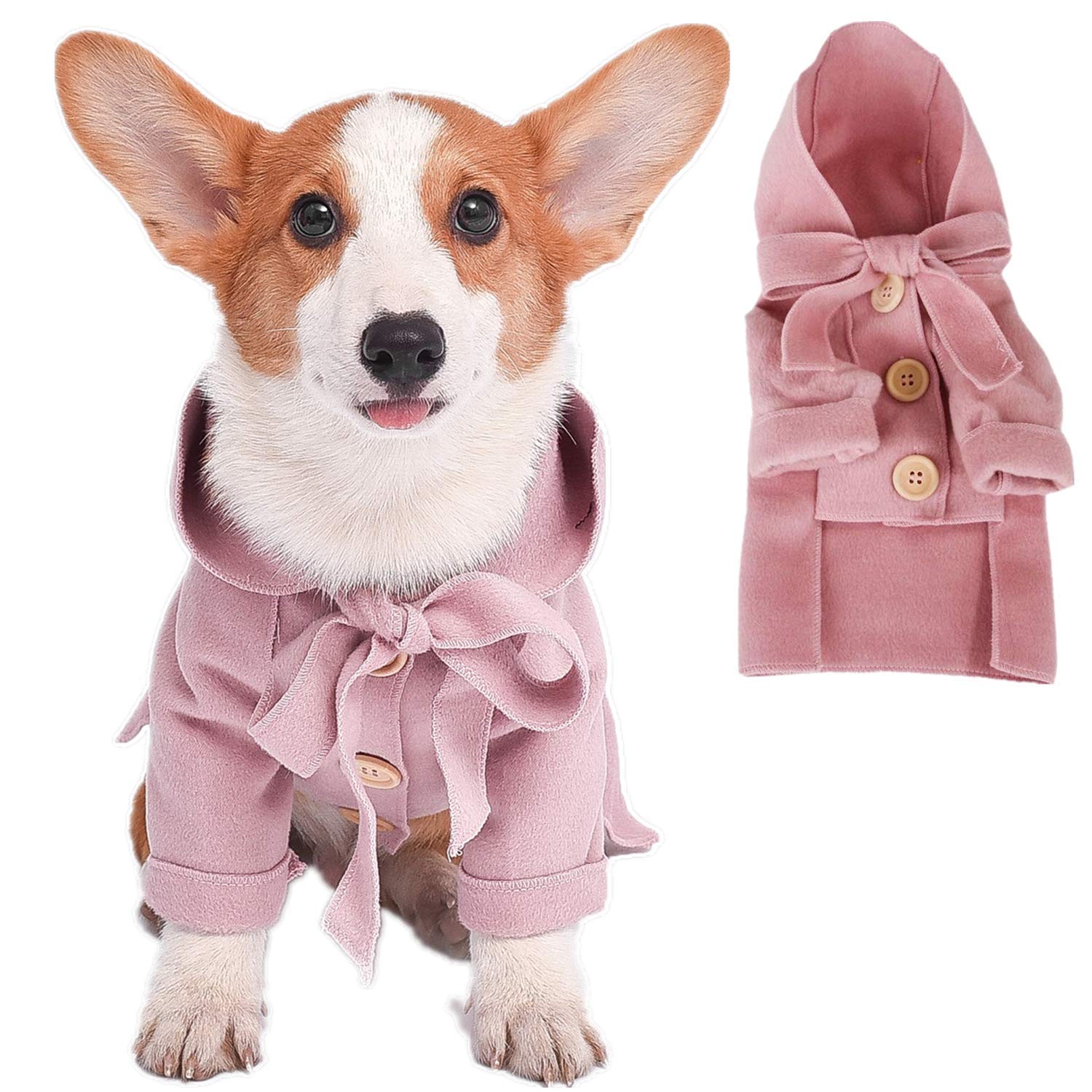 Leowow Small Dog Winter Coat - Warm Hooded Jacket & Snowsuit for Small to Medium Dogs | Windproof Puppy Apparel for Cold Weather | Perfect for Chihuahuas, Pomeranians & Yorkies | Ideal for Outdoor Walks, Winter Adventures & Snowy Days | Cozy Winter Protection for Dogs in Freezing Temperatures