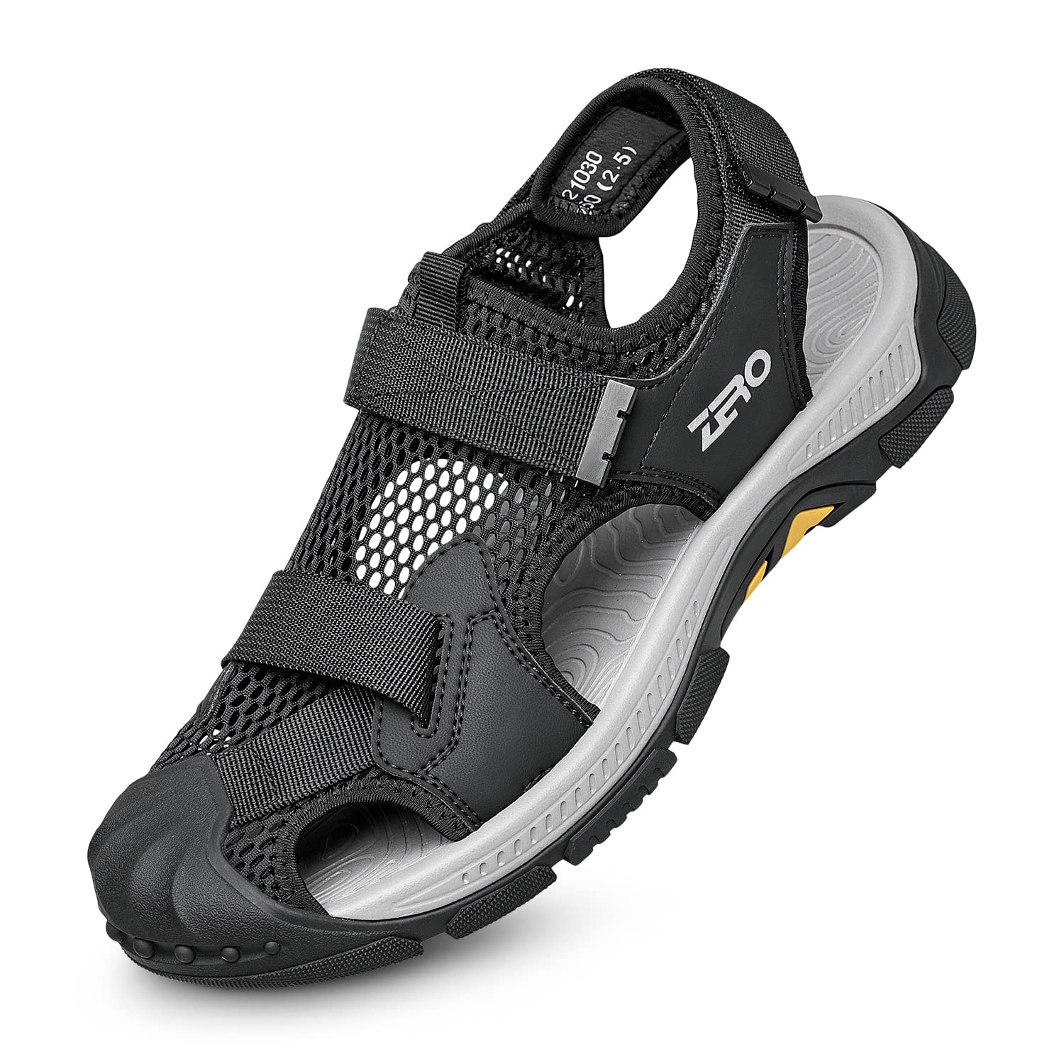ZRO Men's Steel Toe Outdoor Sandals - Durable & Comfortable Work Shoes for Hiking, Construction & Heavy Duty Use