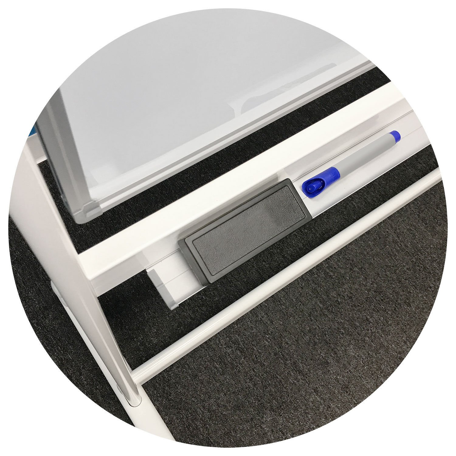 Thornton's Magnetic Mobile Whiteboard - 48