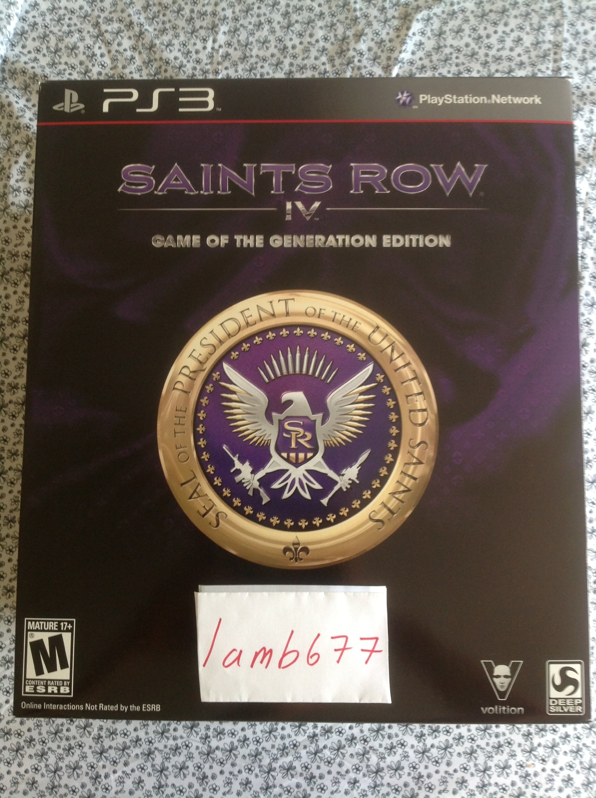Saints Row IV - Game of the Generation Edition for PlayStation 3 - Open-World Action Adventure Game for Thrilling Gameplay & Epic Storyline