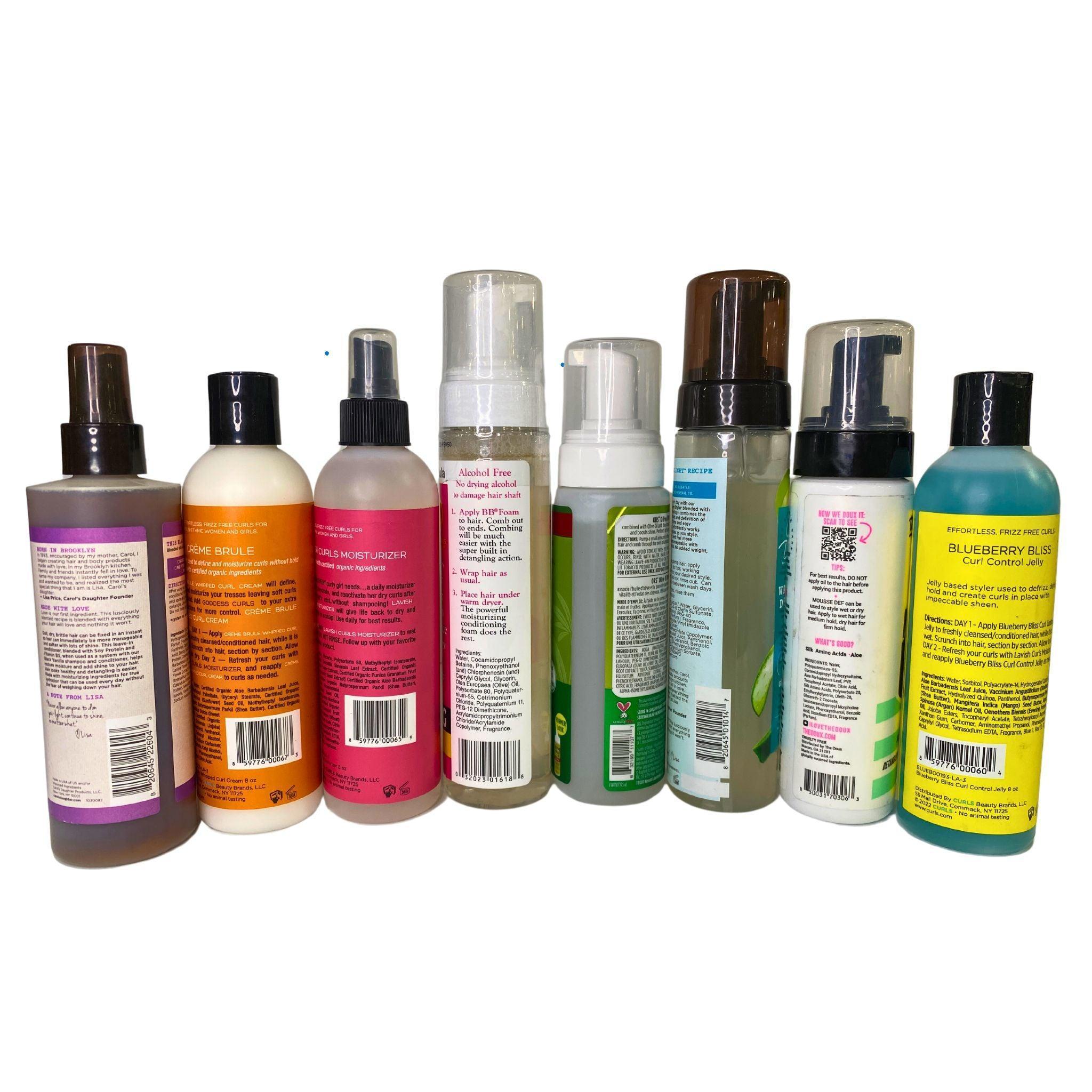 30 Pcs Assorted Hair Care Products Set - Shampoo, Conditioner & Styling Essentials for Women & Men - Perfect for Salons, Home Use & Travel