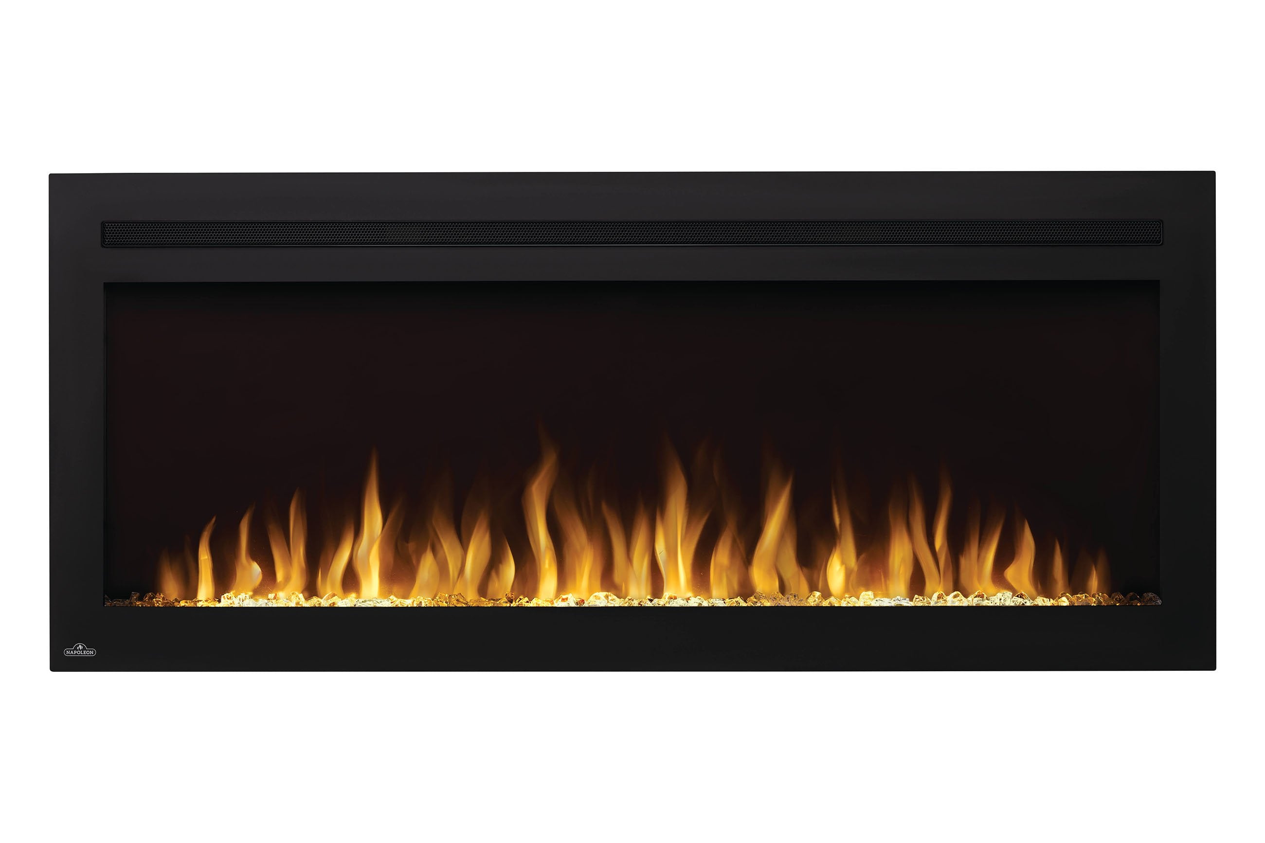 Napoleon PurView 50-Inch Wall Mount Electric Fireplace - Recessed or Surface Mount - Modern Home Heating for Living Room, Bedroom & Office