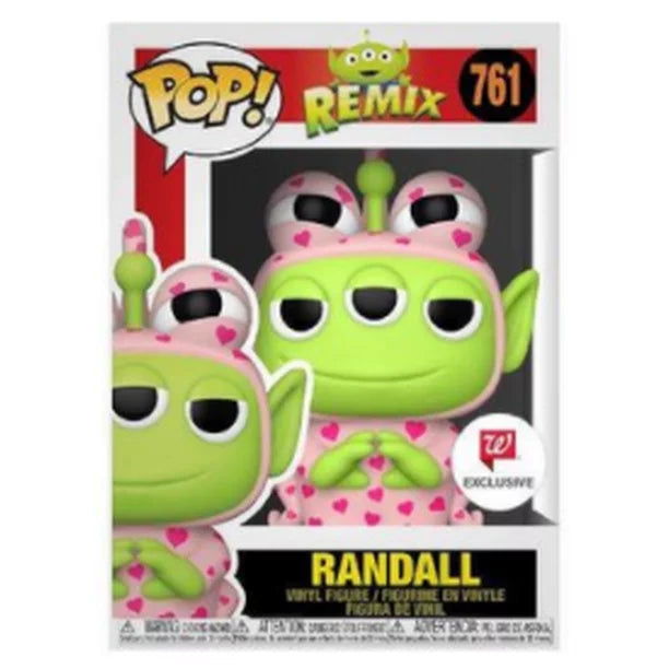 Disney Pixar Alien Remix Randall Plush Toy (Pink with Hearts) - Exclusive Collectible #761 - Perfect for Kids' Gifts, Disney Fans & Movie Memorabilia Collections