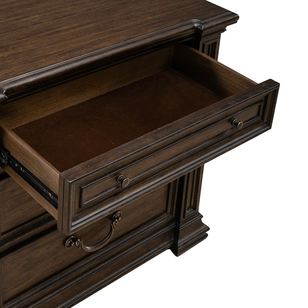 Provence Park Nightstand - Modern Bedside Table with Drawer, Wooden End Table for Bedroom, Living Room & Office - Perfect for Storage & Decor