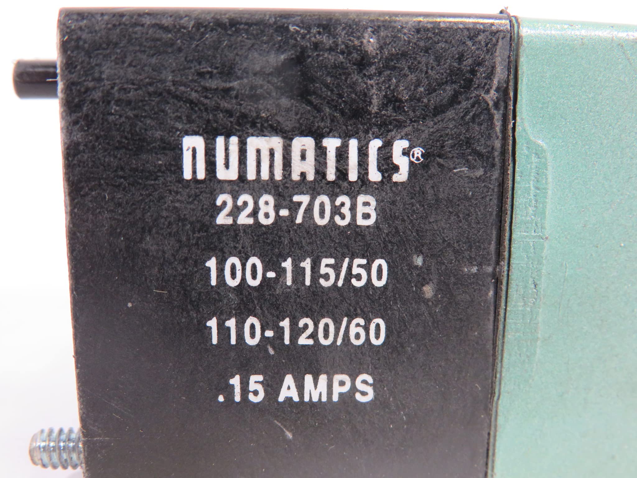 ASCO NUMATICS 228-703B Solenoid Valve Coil 0.15 AMP, 100-120V AC 50/60Hz - Compatible with Industrial Pneumatic Systems, HVAC, and Automation Equipment