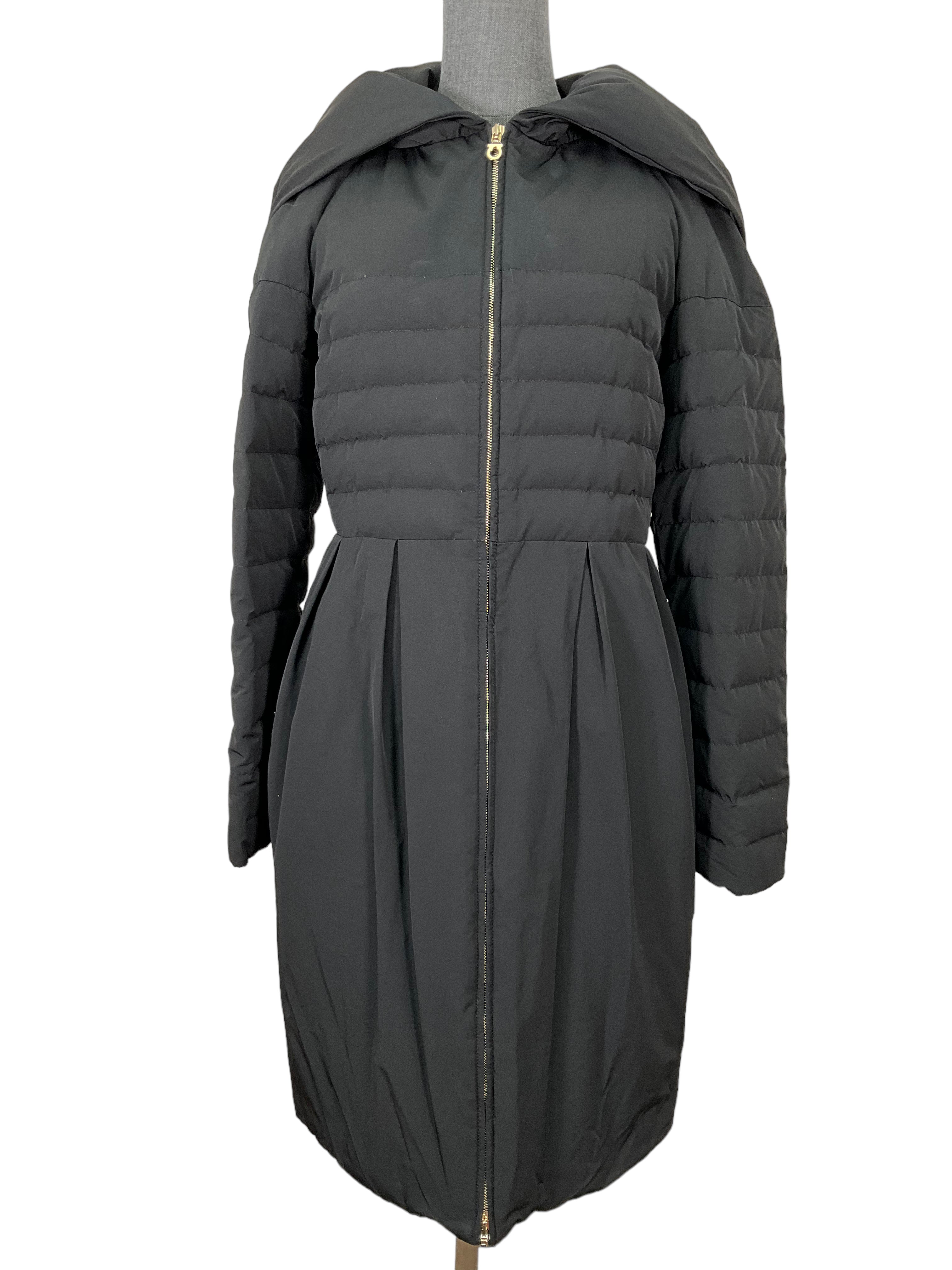 Salvatore Ferragamo Men's Luxury Hooded Down Jacket - Winter Warm Puffer Coat, Size Large - Perfect for Cold Weather & Outdoor Activities