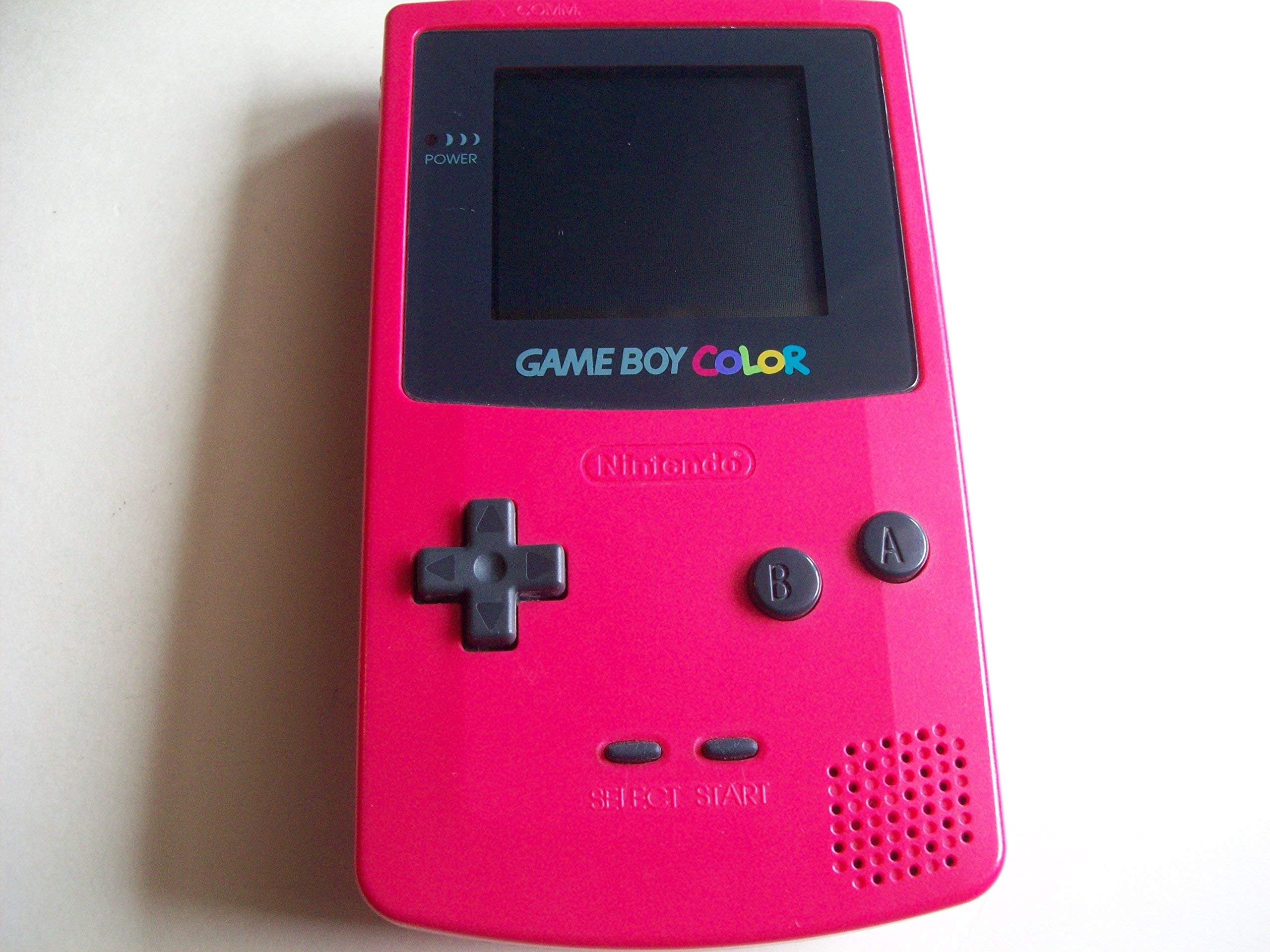Refurbished Game Boy Color Handheld Console - Berry Red | Classic Retro Gaming for Kids & Adults | Perfect for Travel, Gifts & Nostalgic Fun