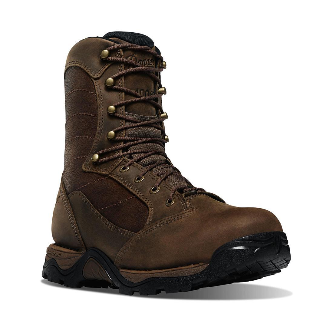 Pronghorn 8 All Leather 400G Work Boots for Men - Durable Brown Hunting & Hiking Boots for Outdoor Adventures