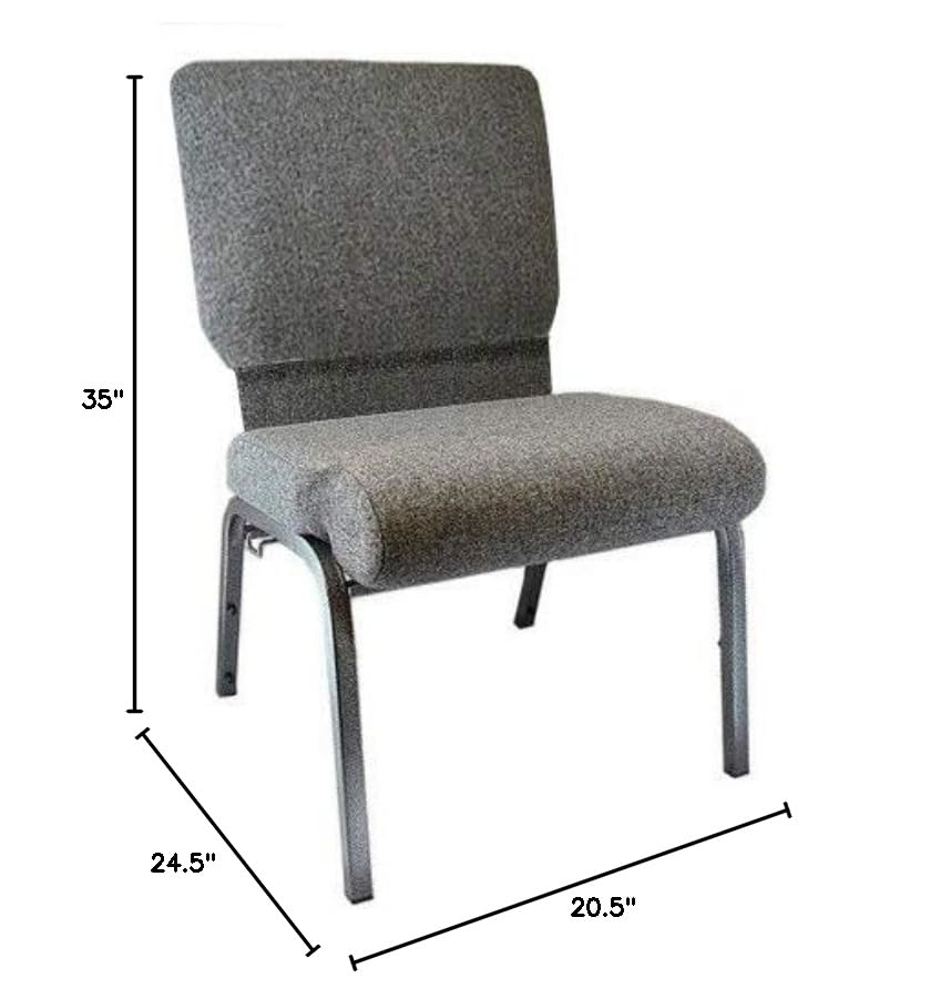 Flash Furniture Commercial Padded Banquet Chair with Card Pocket & Ganging Devices - Stackable Church Chairs for Events, Weddings & Conference Rooms