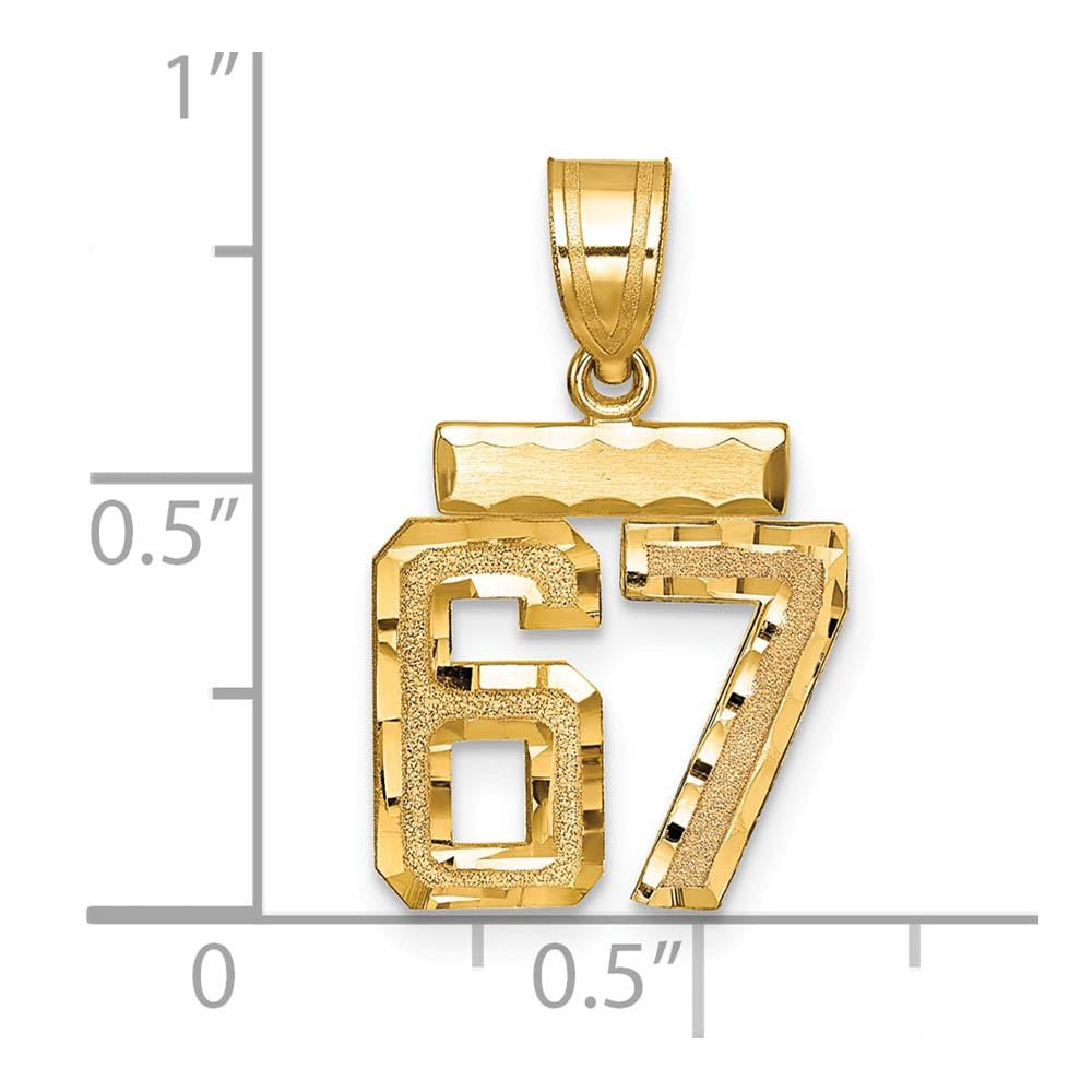 14k Yellow Gold Black Bow Pendant - Varsity Collection for Gifts