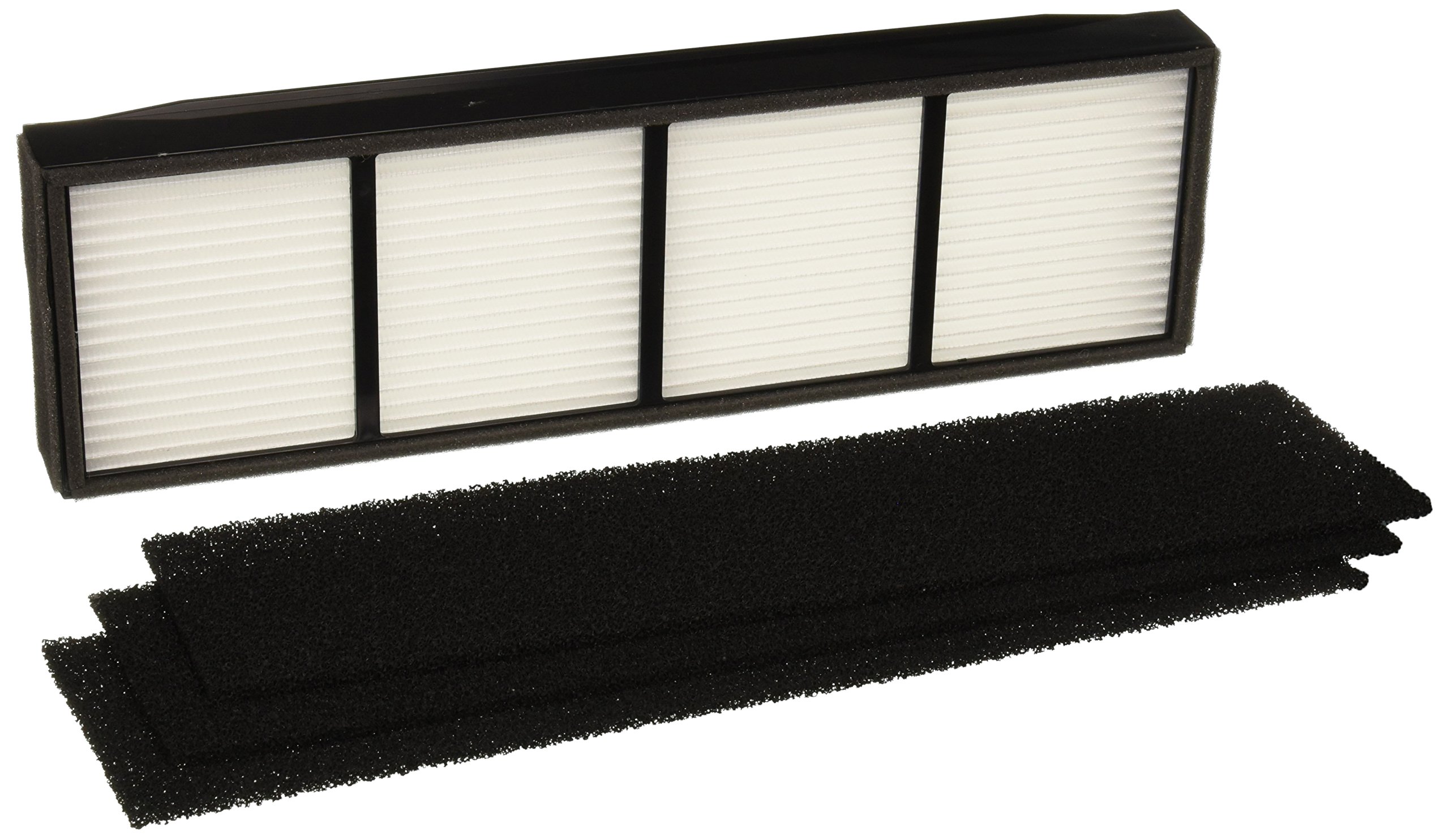 ORANSI Replacement Filter Pack for Finn v-HEPA Air Purifiers - 3 Carbon Pre-Filters & 1 v-HEPA Filter, Lasts Up to 12 Months | Improves Indoor Air Quality for Allergies, Pets & Smoke Removal in Home, Office & Bedroom