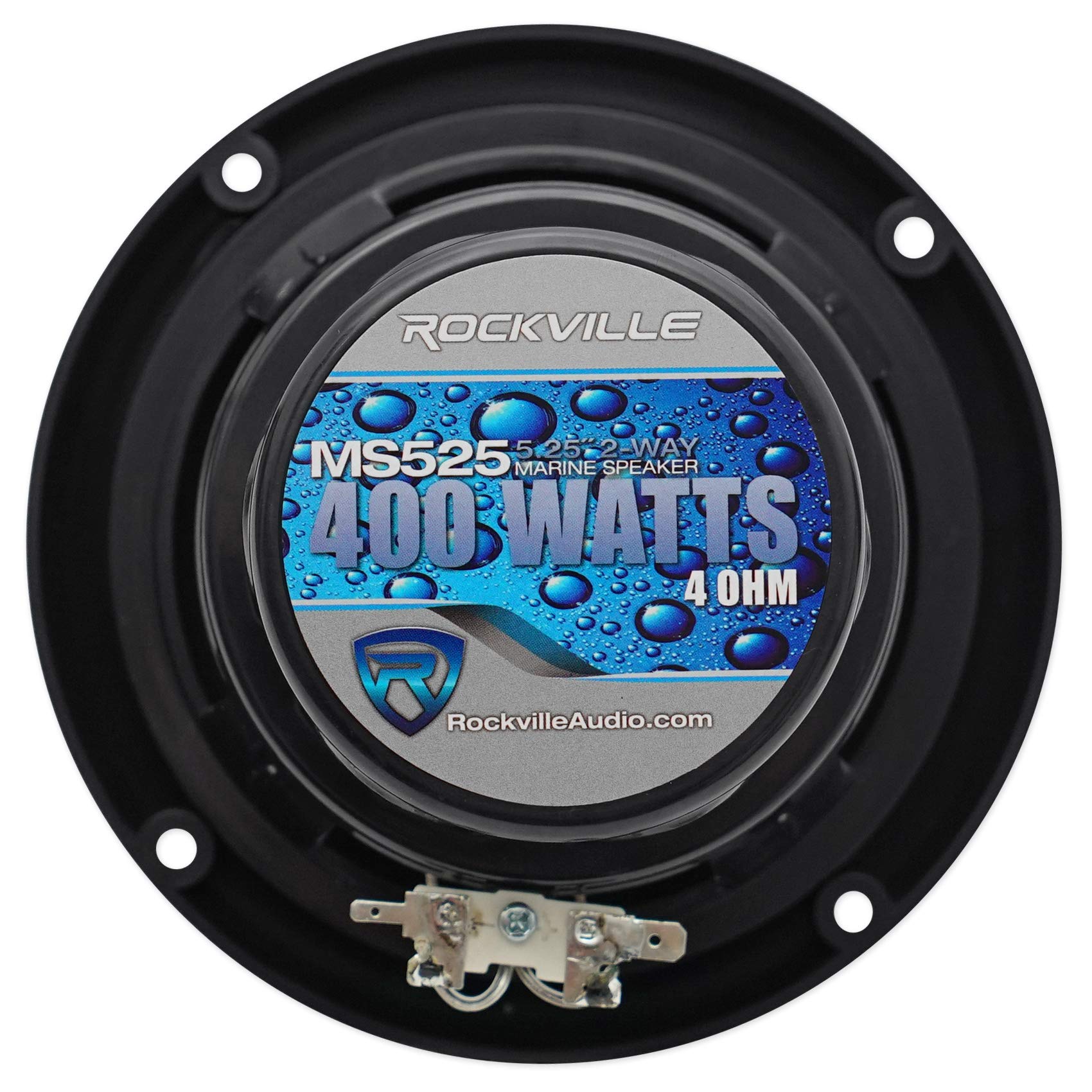 MB Quart RVM2.0 2-Zone RV Stereo with Bluetooth & Rockville MS525B 5.25