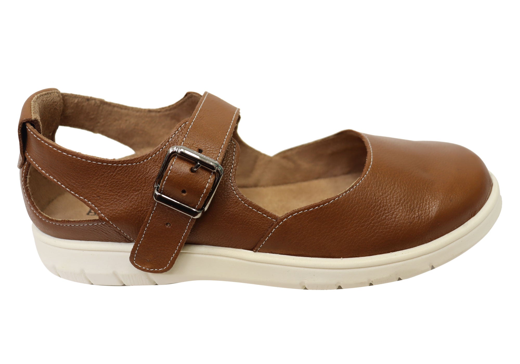 Balatore Paige Women's Comfortable Brazilian Mary Jane Leather Shoes - Stylish & Supportive for Work, Walking & Casual Outfits