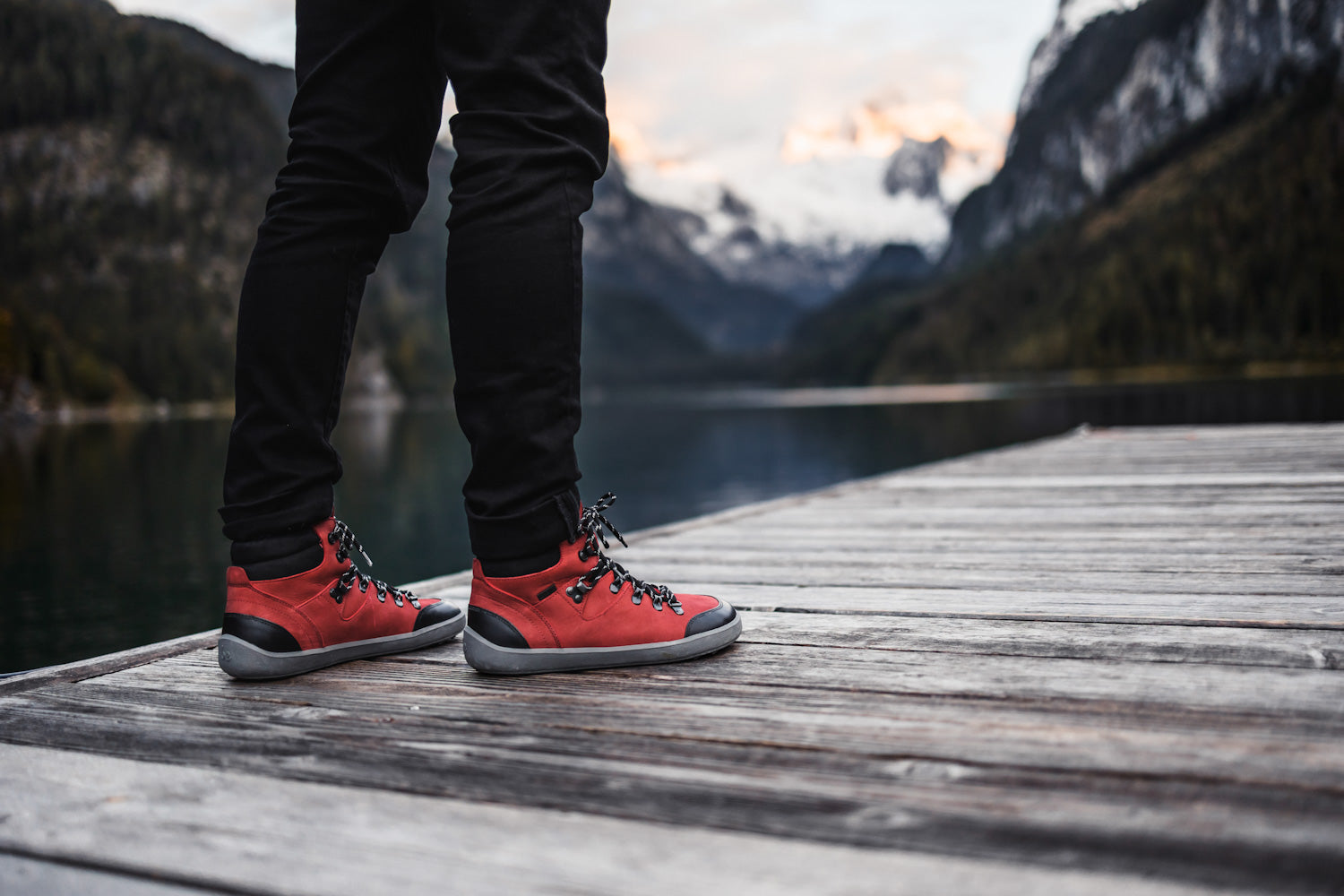 Barefoot Shoes for Men & Women - Be Lenka Ranger 2.0 Minimalist Trail Running Shoes | Lightweight & Flexible | Red | Perfect for Hiking, Trail Running & Everyday Wear