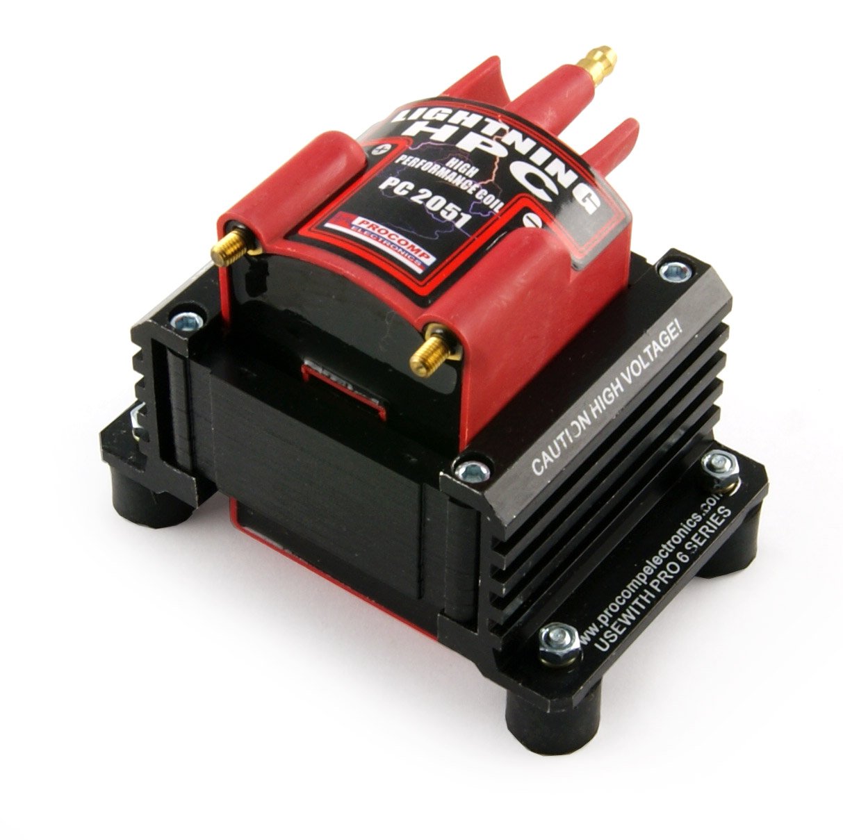 **Speedmaster PCE382.1005 Universal HPC Race 12V High Output External Male E-Core Ignition Coil - Red | High-Performance Ignition Upgrade for Cars, Trucks & Motorcycles**