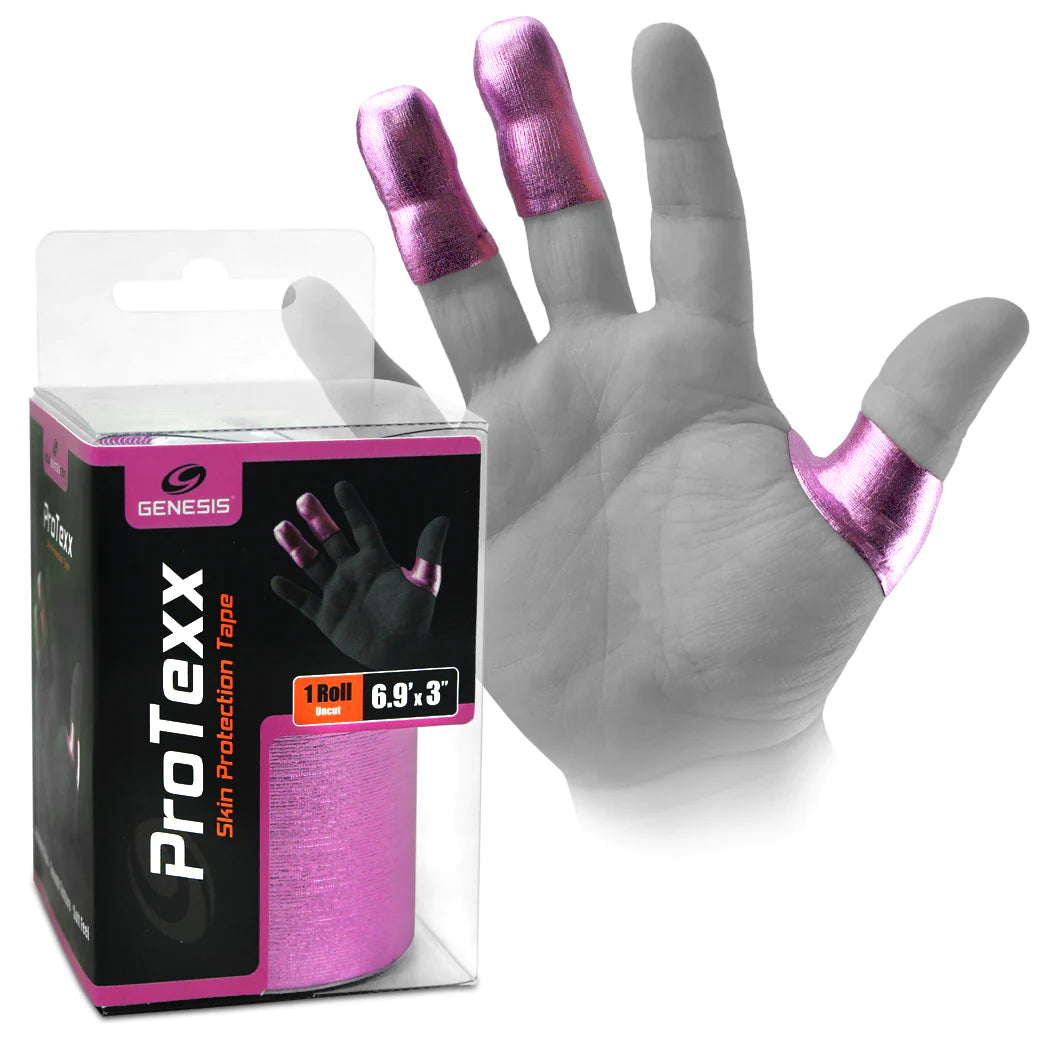 Genesis Pro Texx Skin Protection Tape - Pink, Breathable & Waterproof for Sports, Tattoos & Wound Care - Athletic & Medical Grade Adhesive Bandage