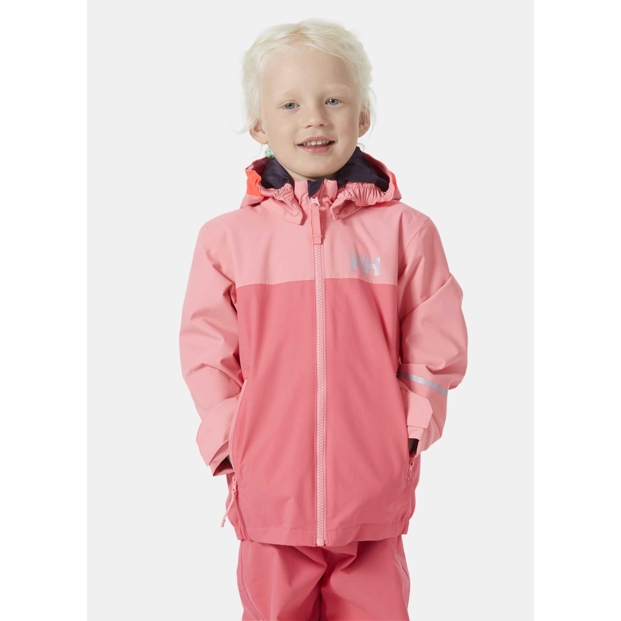 Helly-Hansen Unisex Kids Waterproof Rain Jacket - Windproof & Breathable Outdoor Shell for Boys & Girls - Perfect for Hiking, Camping & School Activities