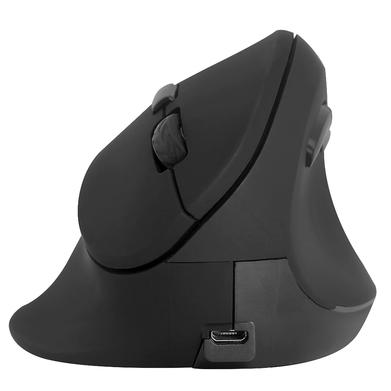 Sokelinn-six 2.4G Wireless Ergonomic Vertical Mouse - Rechargeable Optical Gaming Mouse with 800/1200/1600 Adjustable DPI, 6 Buttons for Big Hands - Perfect for PC, Laptop, Notebook & Office/Home Use