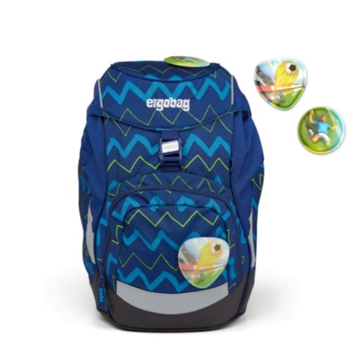 Ergobag Prime Soccer School Backpack for Kids - Lightweight Durable Backpack with Adjustable Straps - Perfect for School, Sports & Travel | FanBear Edition