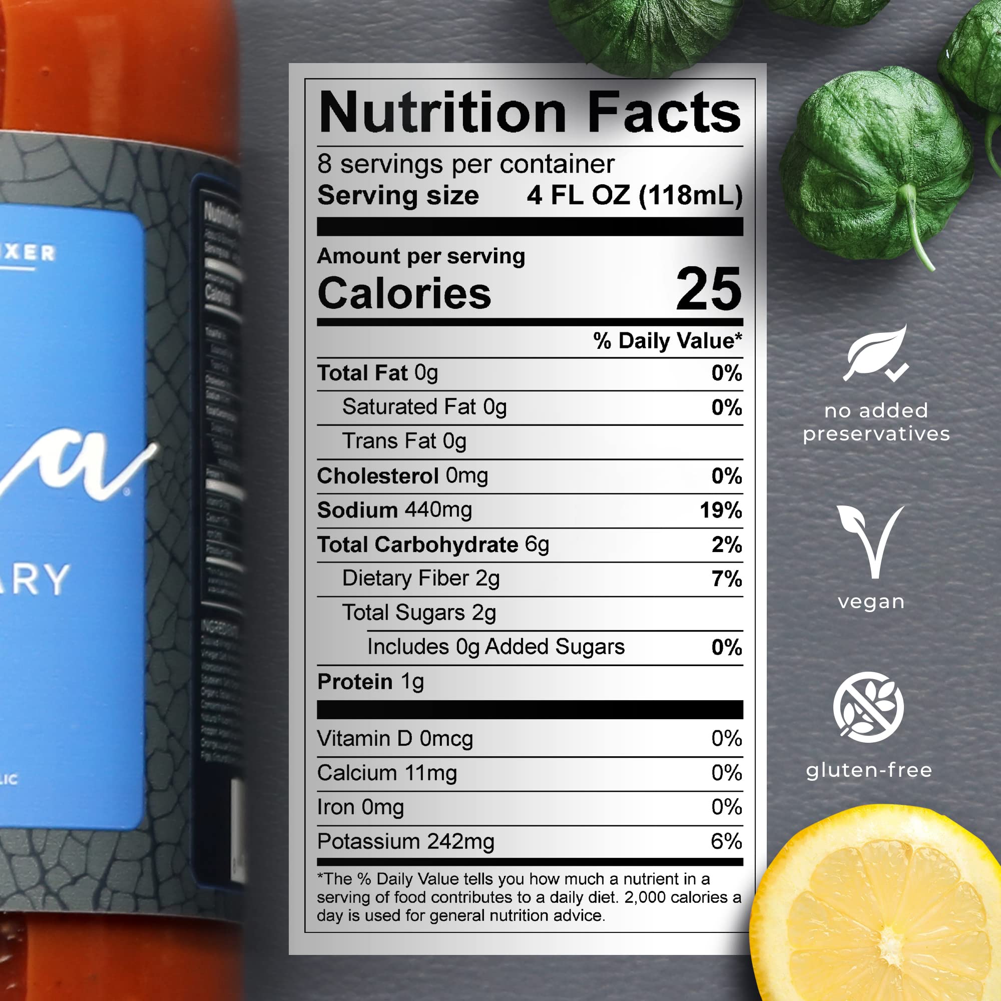 Toma Bloody Mary Craft Cocktail Mixer Variety Pack - Original Spicy & Mild Flavors - Non-Alcoholic, Vegan, Gluten Free, Low Sodium Cocktail Mix - No MSG, Preservatives or Corn Syrup - 32oz (2 Pack) - Perfect for Brunch, Parties & Home Bartending