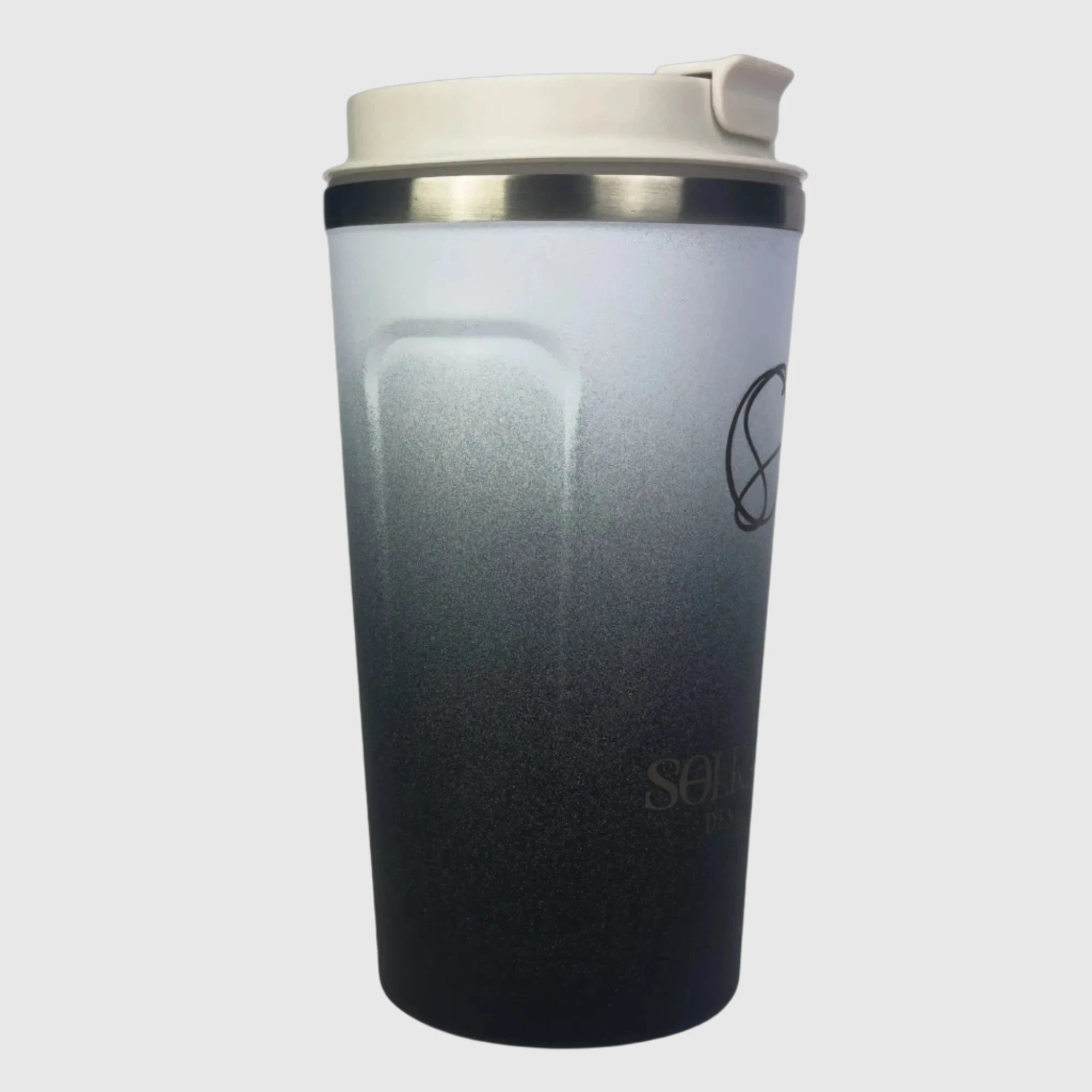 Premium 500ml Stainless Steel Insulated Travel Coffee Mug - Midnight Black - Keeps Drinks Hot/Cold for Hours - Perfect for Commuting, Camping & Office Use