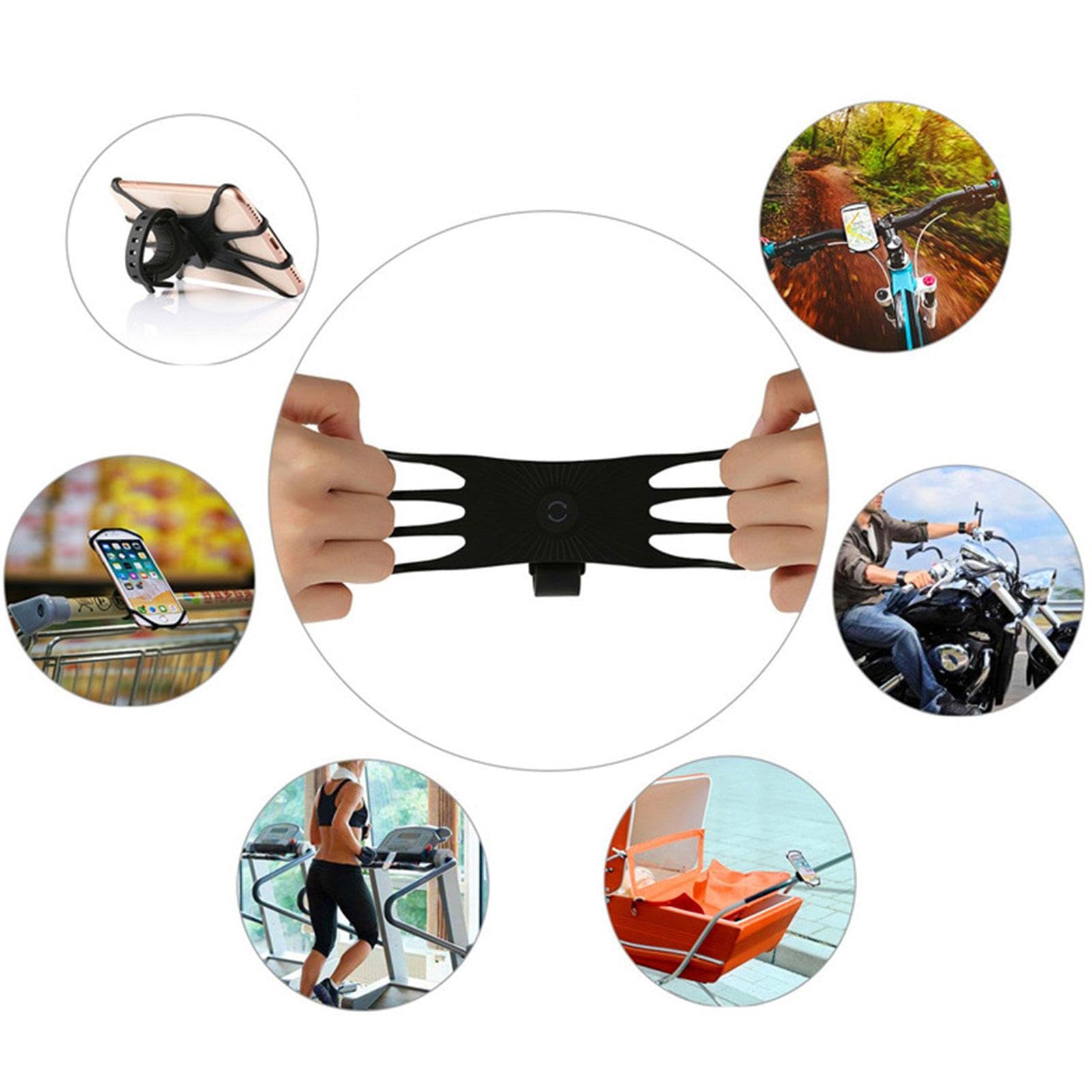 SOYDAN Universal Bike Phone Mount - 360° Rotating Adjustable Phone Holder for Cycling, Motorcycle & Tablet - Secure & Durable Smartphone Clip for Outdoor Sports & Commuting