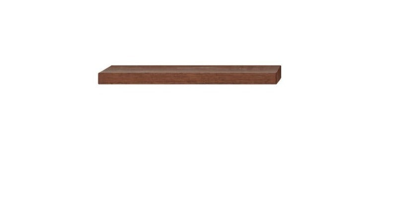 Walnut color one-line shelf 12x6x0.8 inch (30x15x2cm)