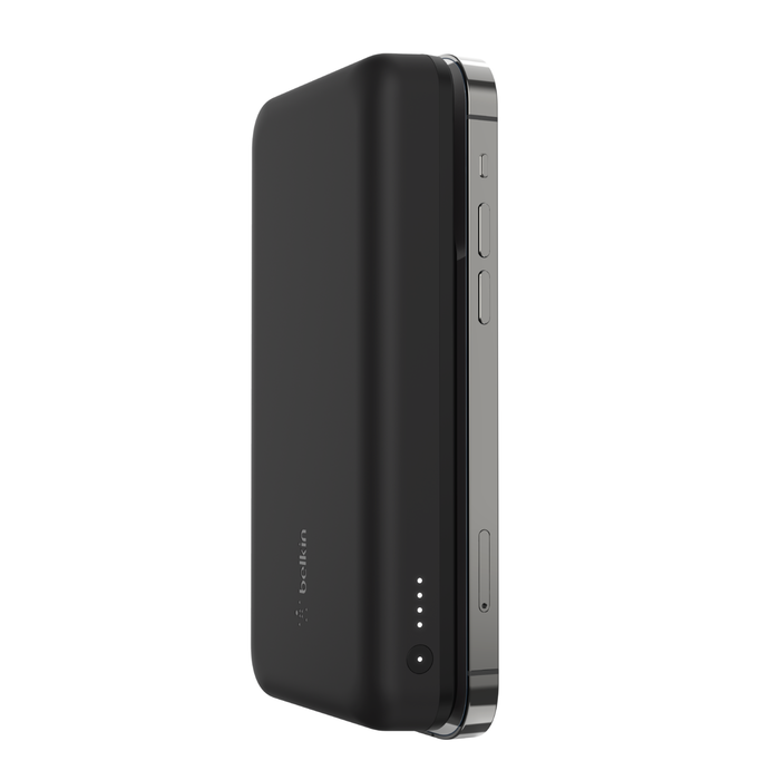 Belkin BoostCharge 10,000mAh Wireless Magnetic Portable Charger with 7.5W Qi Fast Charging - Perfect for iPhone, Android & Travel Accessories