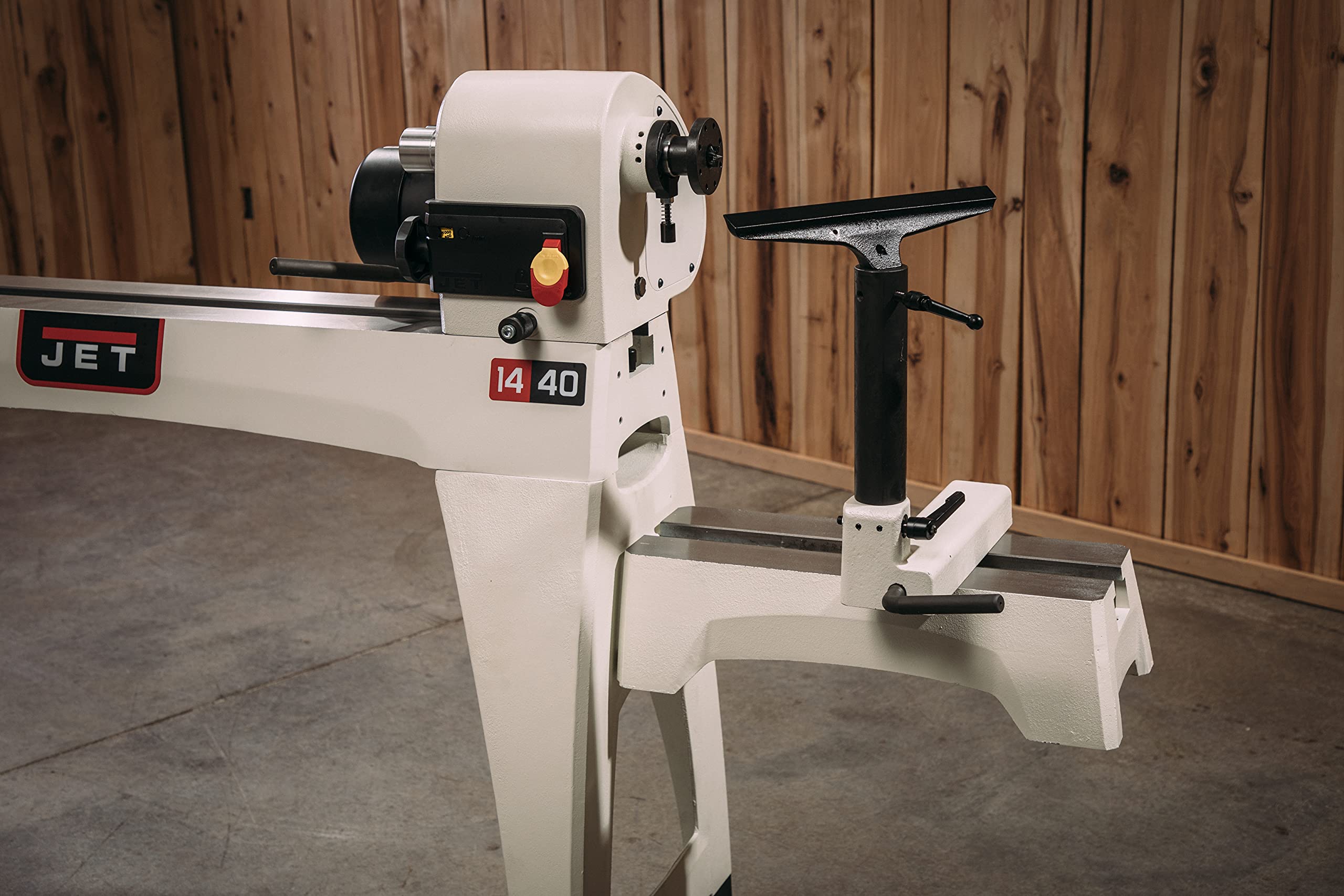 JET 20-Inch Lathe Bed Extension (719401) - Heavy Duty Metal Lathe Accessory for Woodworking & Metalworking Projects | Workshop & DIY Use