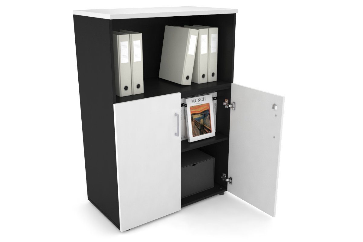 Medium Uniform Storage Cabinet with Small Doors [800W x 1170H x 450D] - Perfect for Office, School, and Home Organization