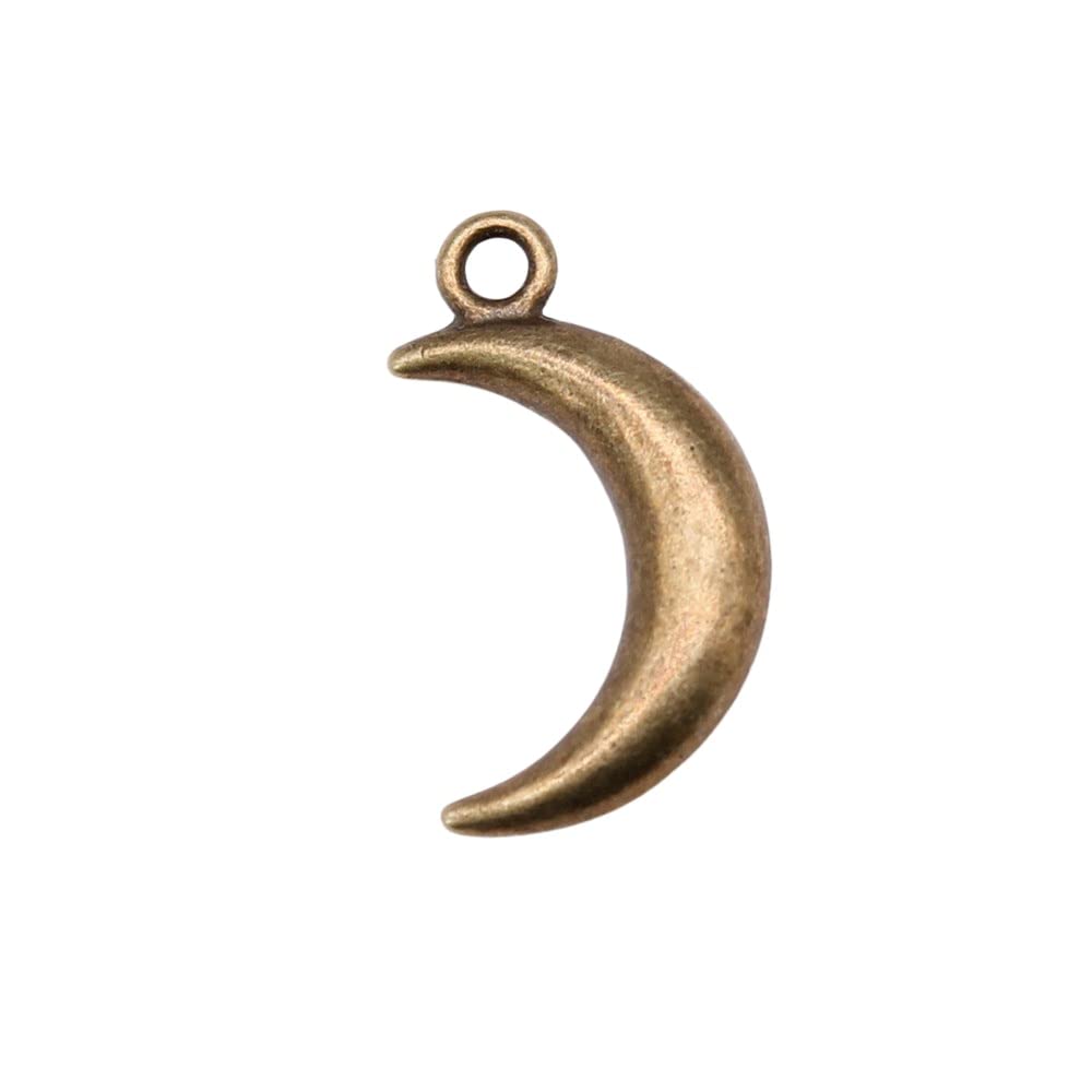 Moon Smiley Face Charms for Jewelry Making - DIY Craft Beads & Pendants - Perfect for Necklaces, Bracelets, and Keychains