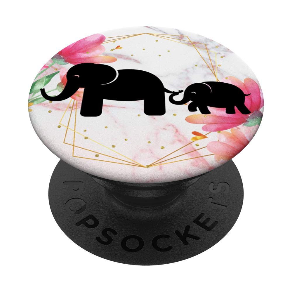 Beautiful Mama Elephant Rose Flower Gift - Perfect One Kid Mom Present for Birthday, Mother's Day & Special Occasions