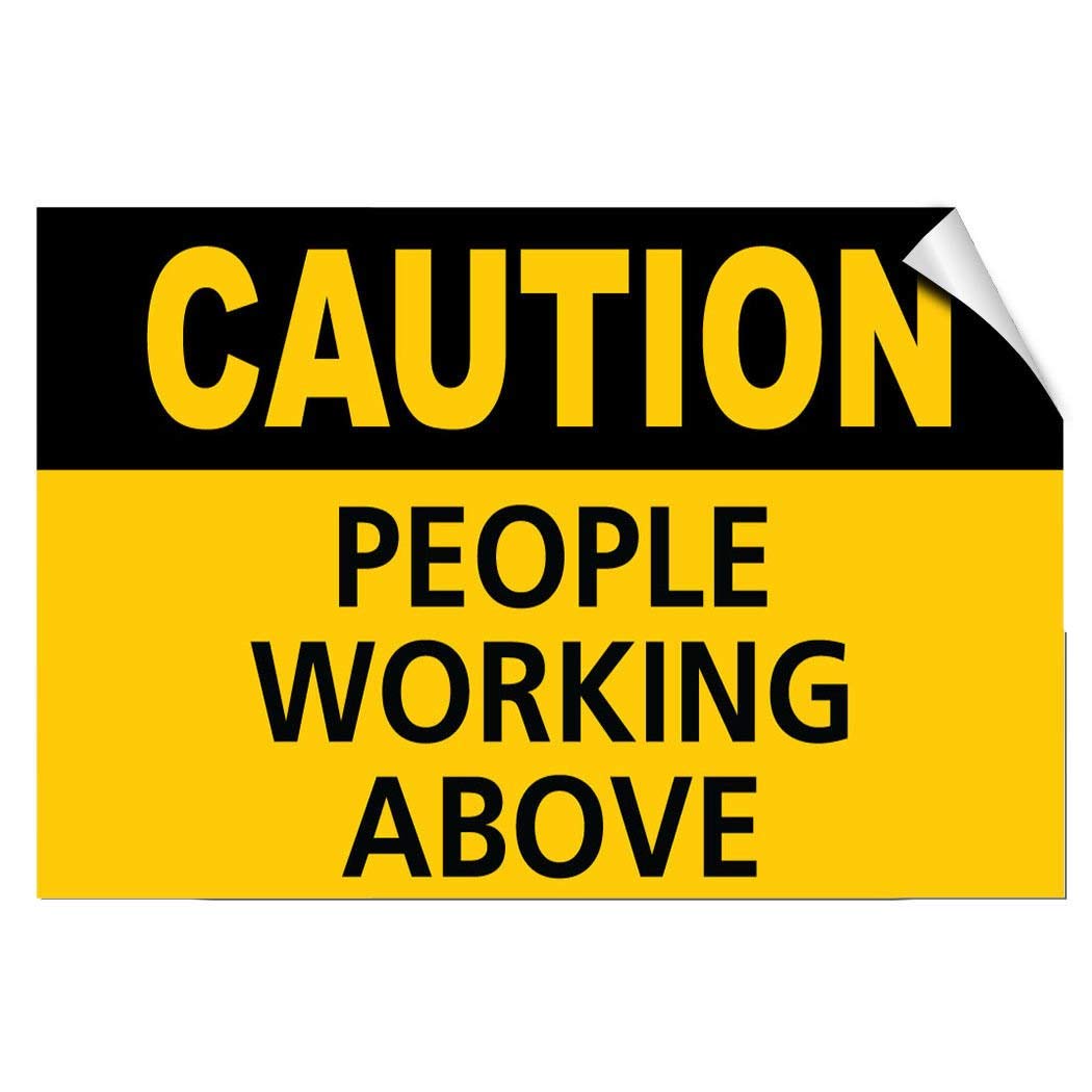 Vinyl Safety & Warning Stickers Bundle - 3 Pack (3.5