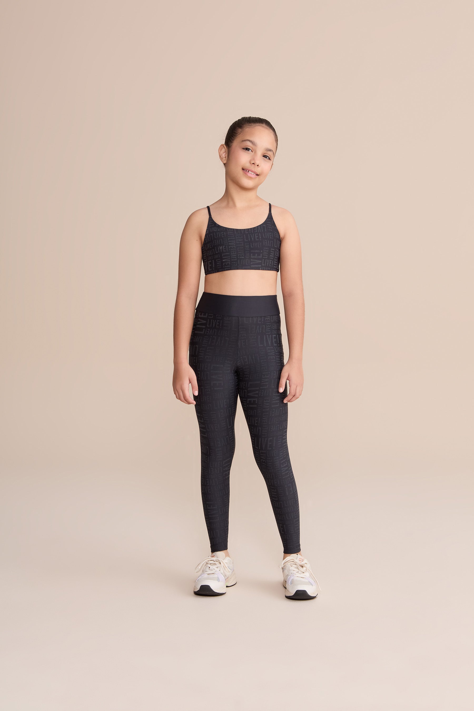 Sense® LIVE! Kids Leggings - Soft Stretchy Yoga Pants for Girls & Boys - Perfect for Playtime, Dance Class & Everyday Wear