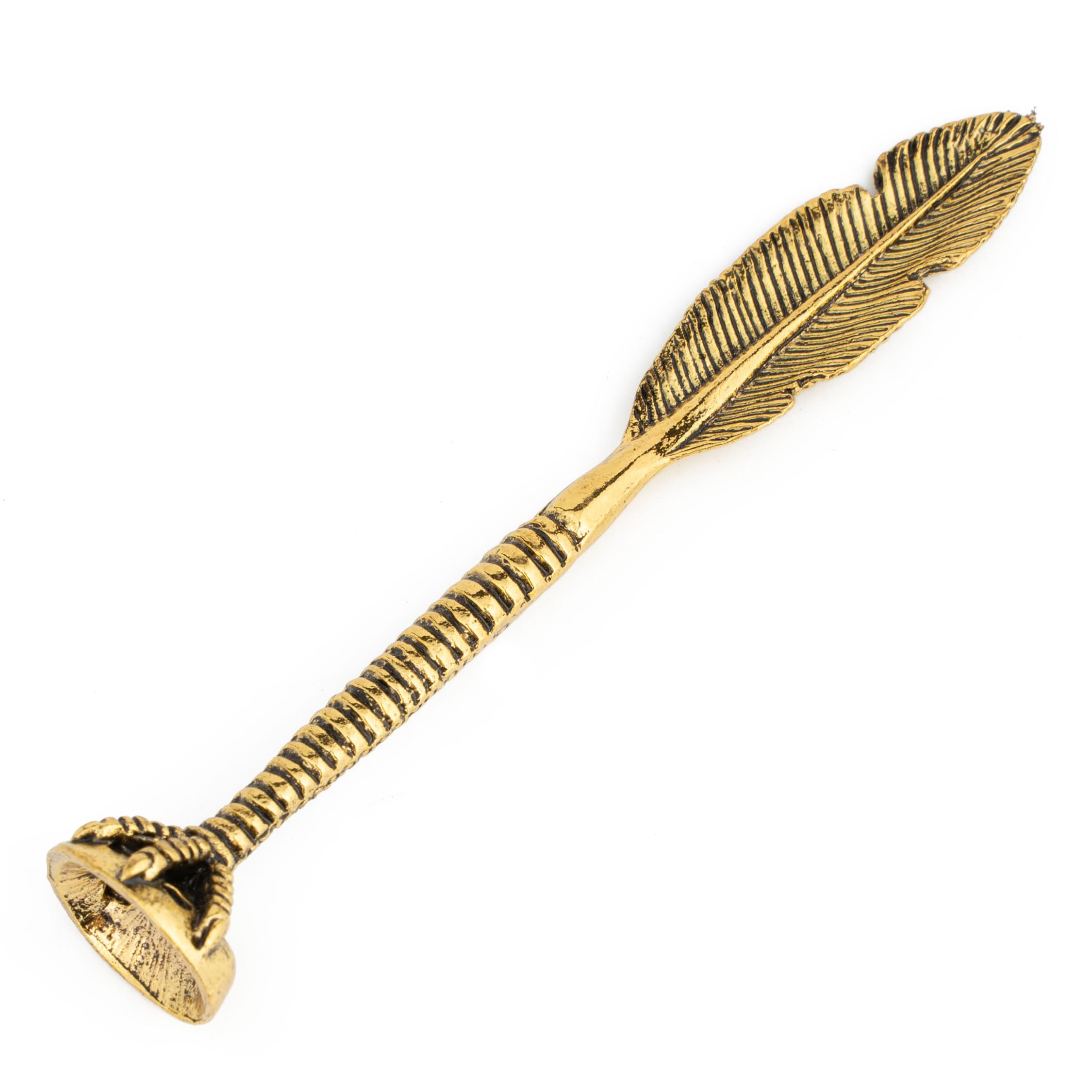 Premium Smoking Pipe Tamper & Cleaning Tool - Feather Design for Tobacco Pipe Maintenance | Perfect for Pipe Smokers & Collectors | Home, Office & Outdoor Use
