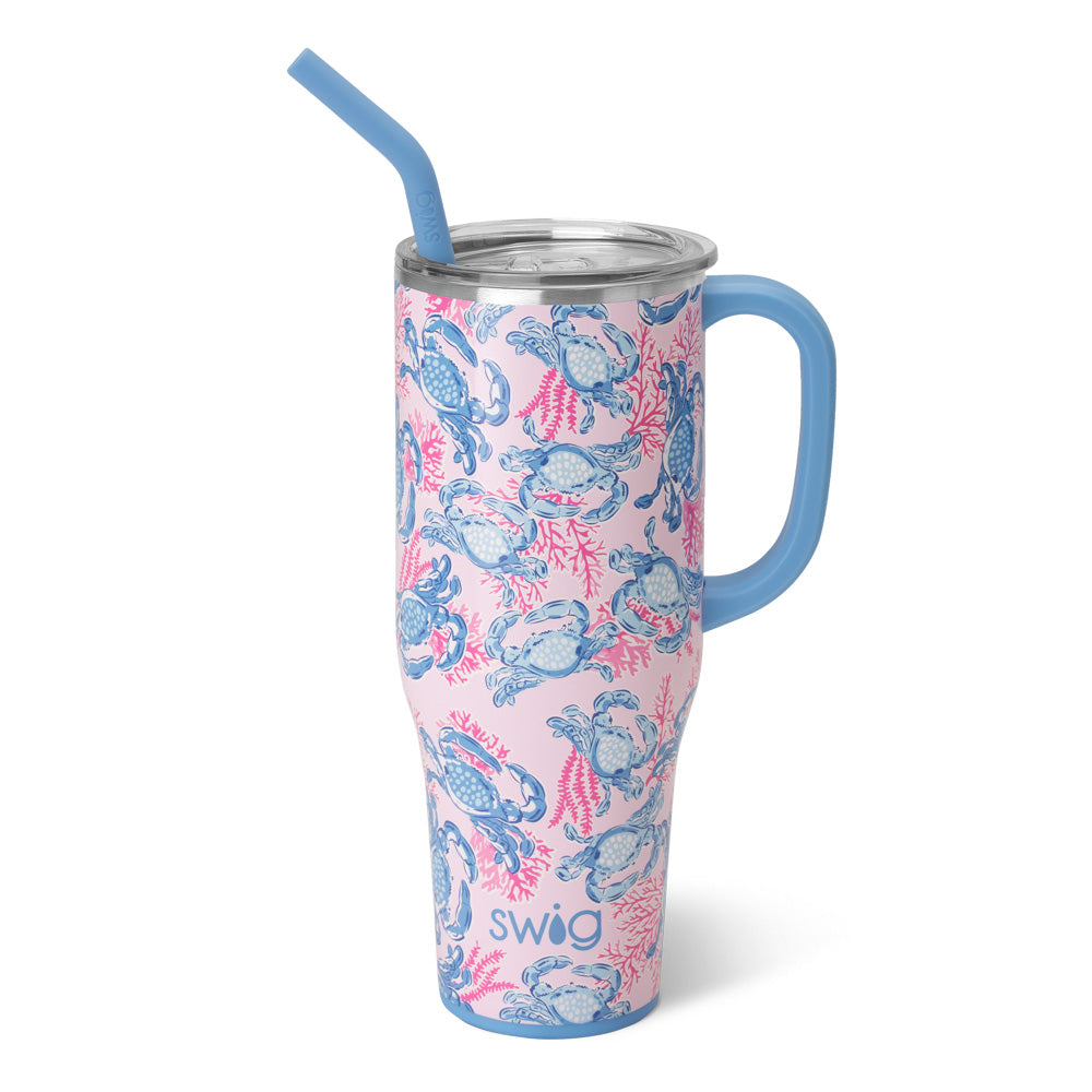 40oz Mega Mug - Large Insulated Tumbler for Hot & Cold Drinks - Perfect for Coffee, Tea, Water - Great for Office, Travel, Camping & Outdoor Activities