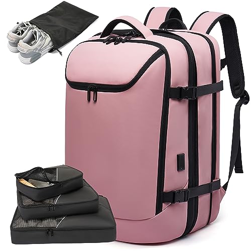Pink-50l(5-7days Travel With 3 Cubes)