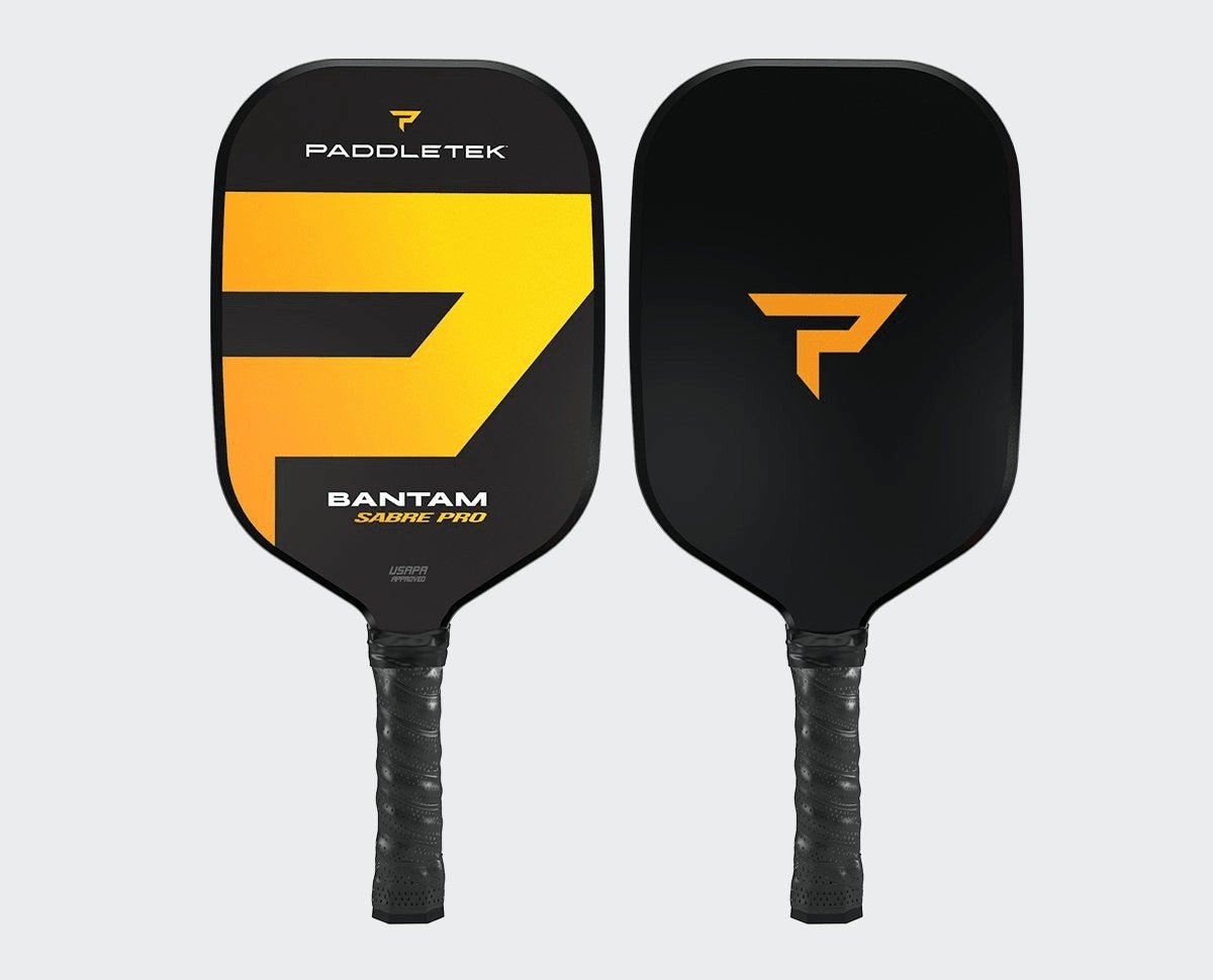 Paddletek Bantam Sabre Pro Pickleball Paddle - Premium Carbon Fiber Surface | USAPA Approved | Perfect for Competitive Play & Outdoor Games
