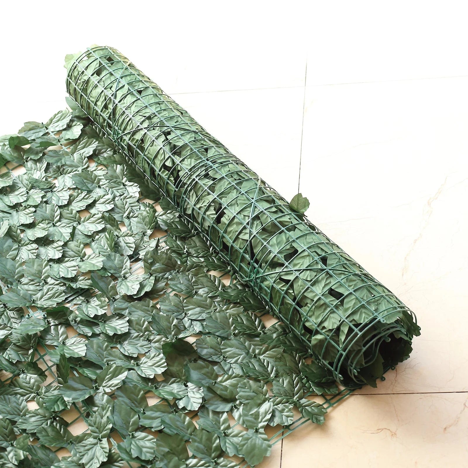 12 Pack Artificial Ivy Privacy Screen Fence Panels - Dark Green UV Resistant Fake Leaves for Outdoor Garden, Balcony & Patio Decor